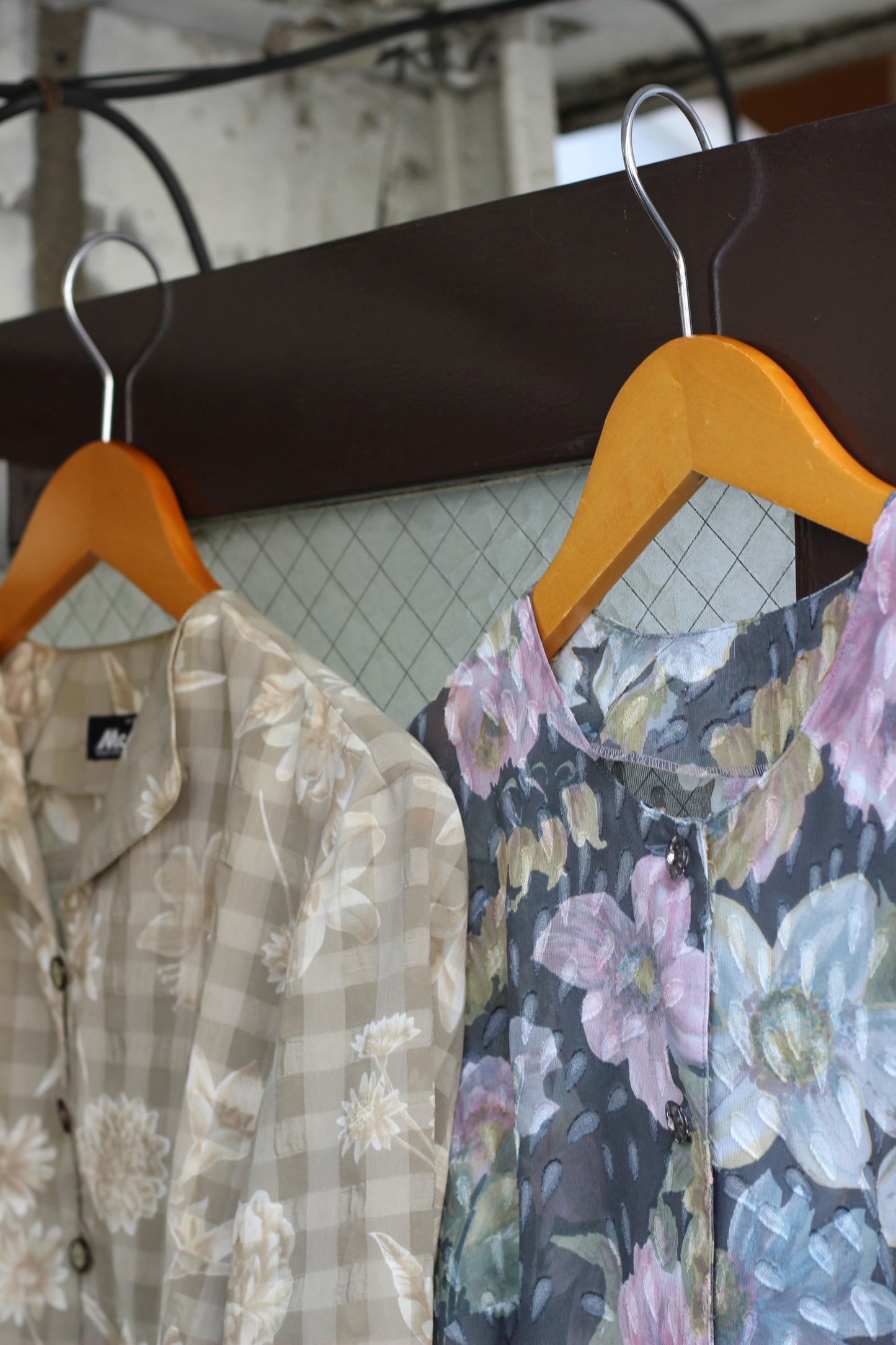Vintage Flower Long Sleeve Blouse x5点
