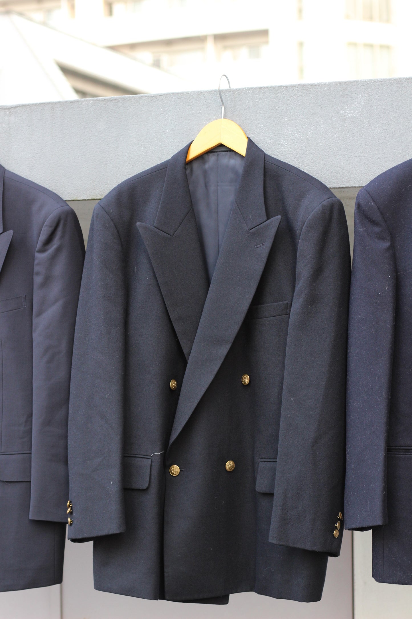 Men's Gold Button Tailored Jacket x4点