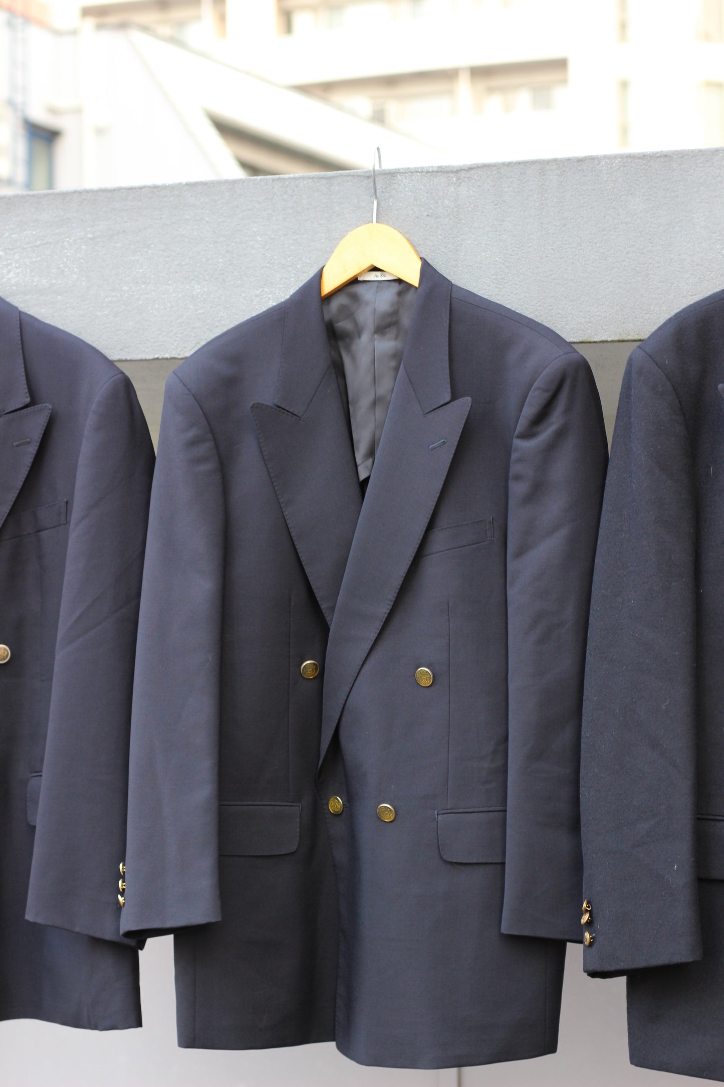 Men's Gold Button Tailored Jacket x4点