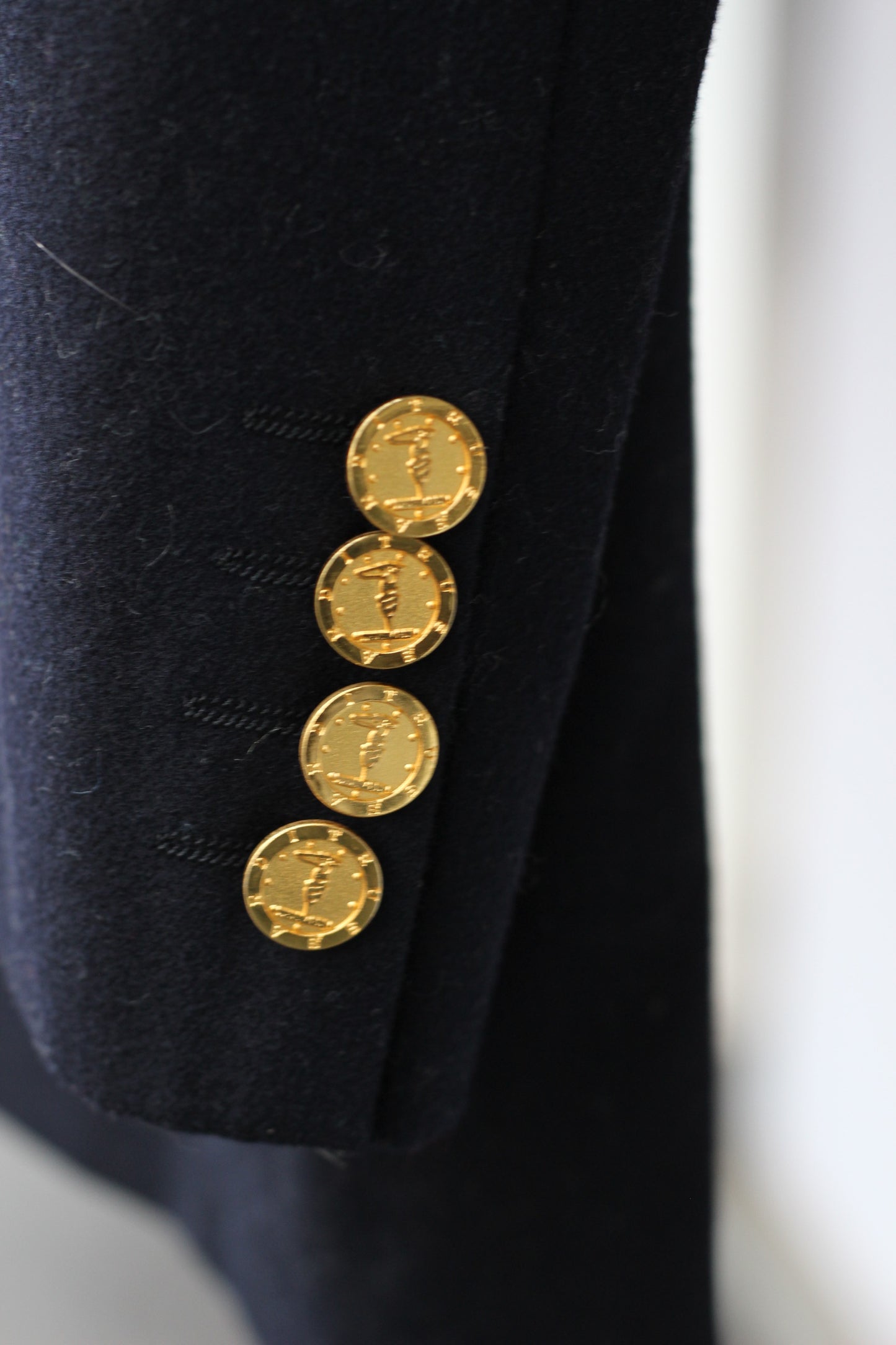 Men's Gold Button Tailored Jacket x4点