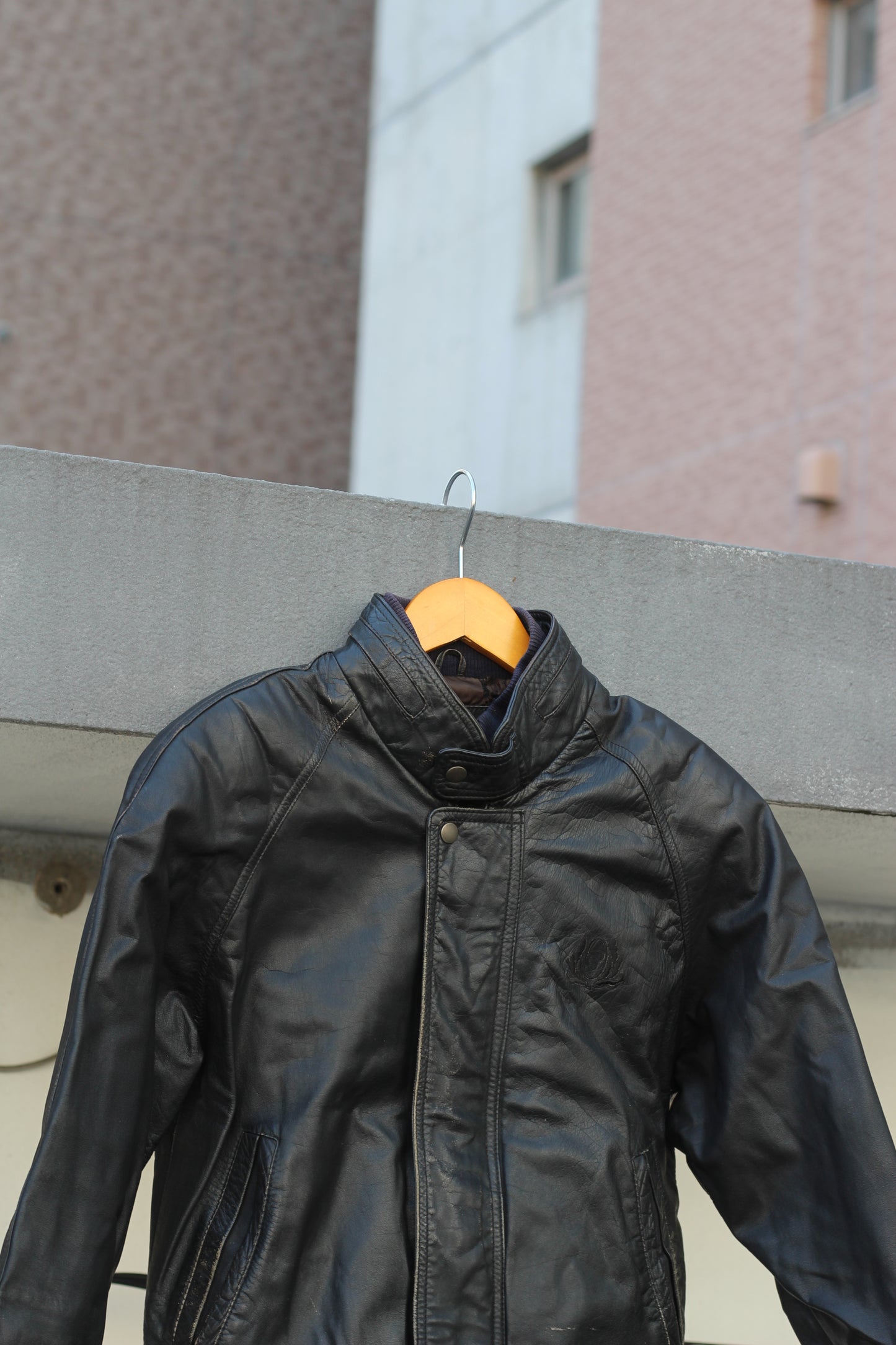 Men's Vintage Short Leather Jacket x3点