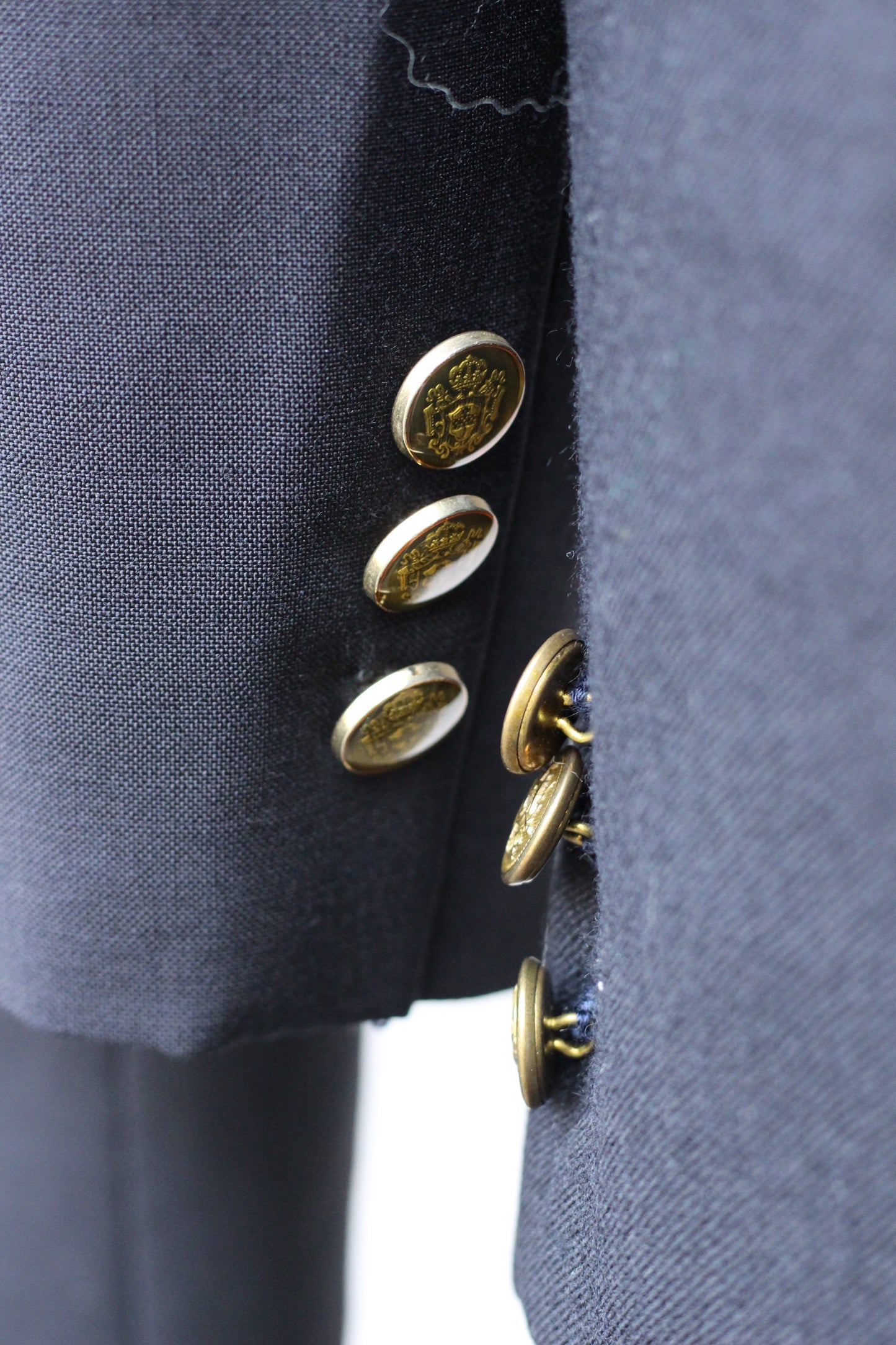 Men's Gold Button Tailored Jacket x4点
