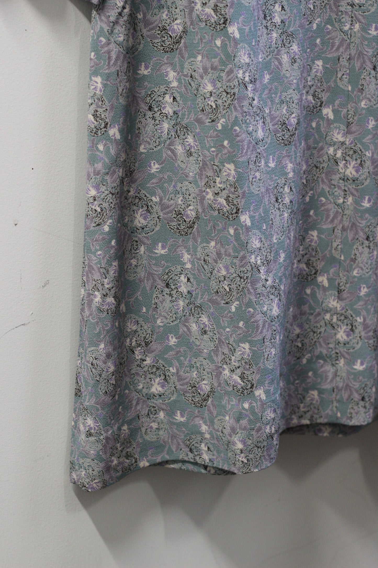 Vintage Grey Floral Long Sleeve One-Piece x5点