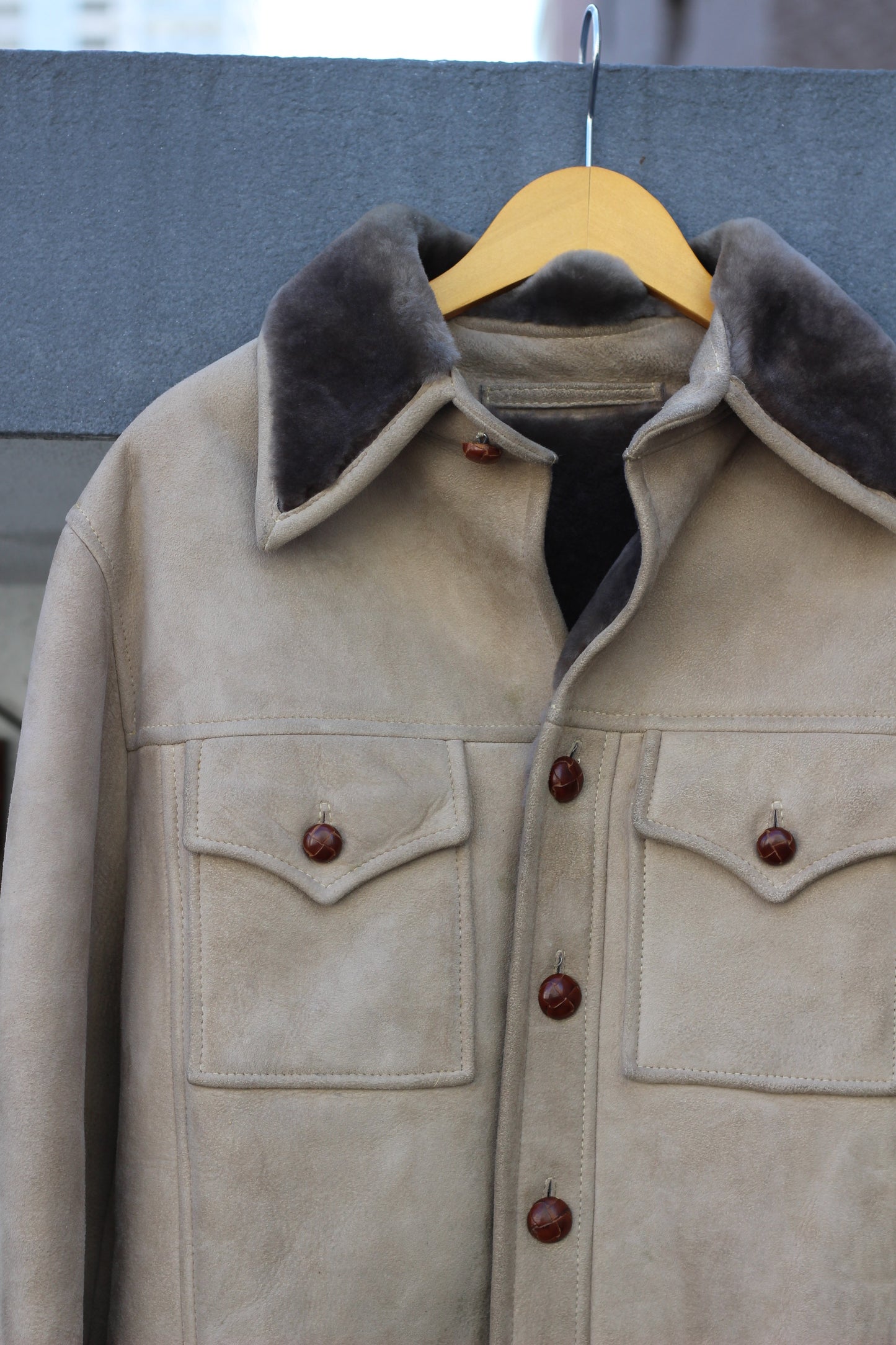 Made In Usa Vintage Mouton Coat & Avirex Flight Jacket x3点