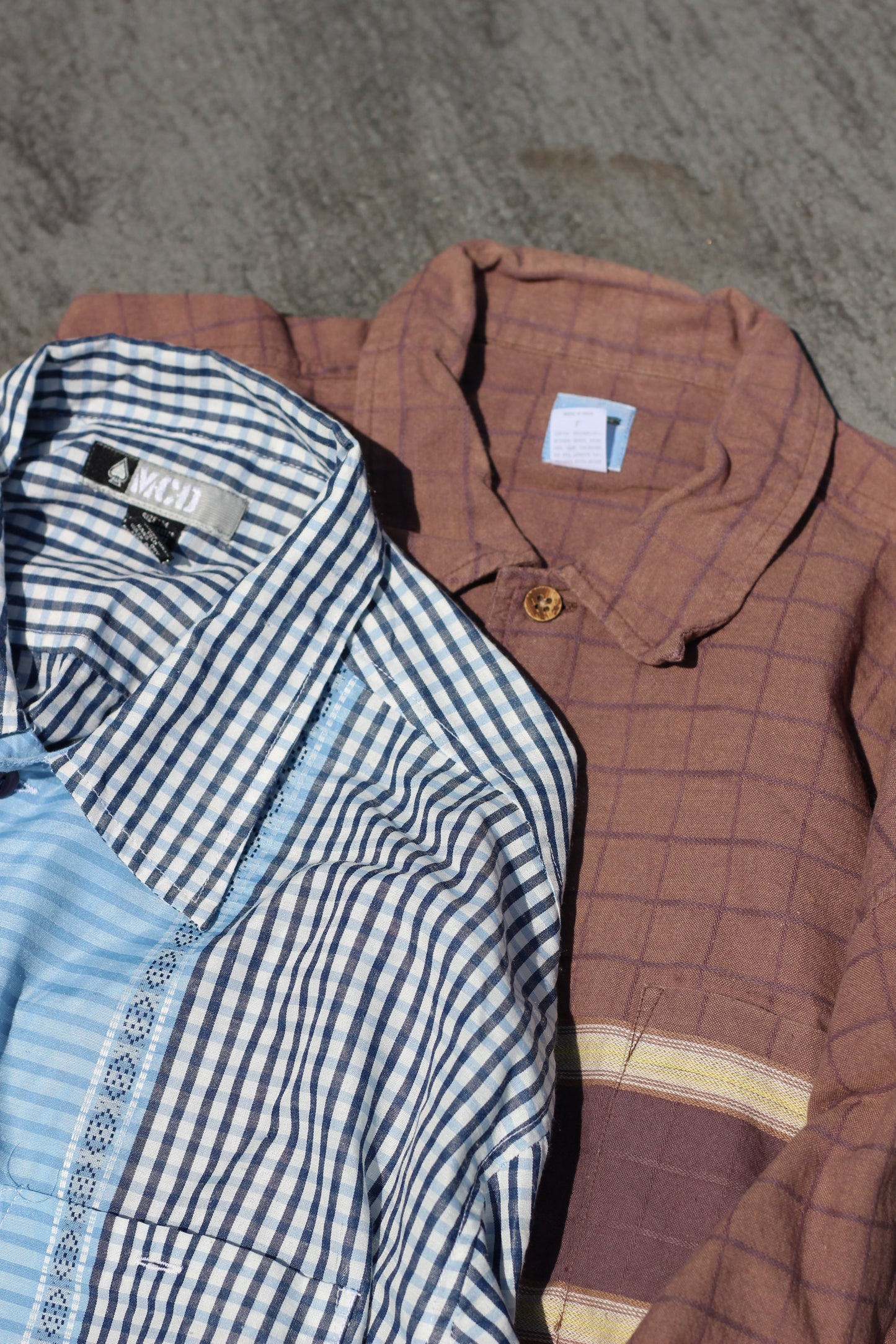 Men's USA brand Design Check Short Sleeve Shirt x15点