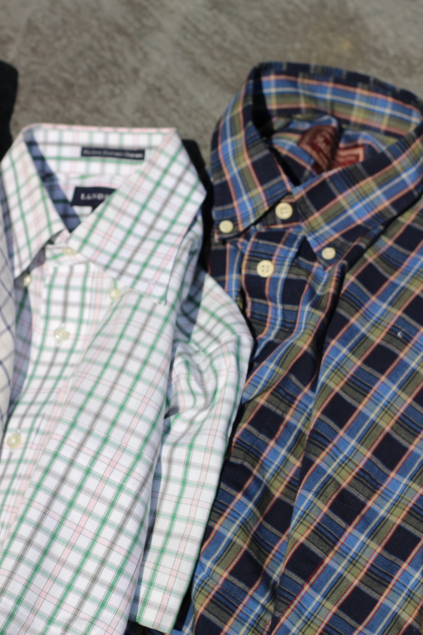 Men's USA brand Design Check Short Sleeve Shirt x15点