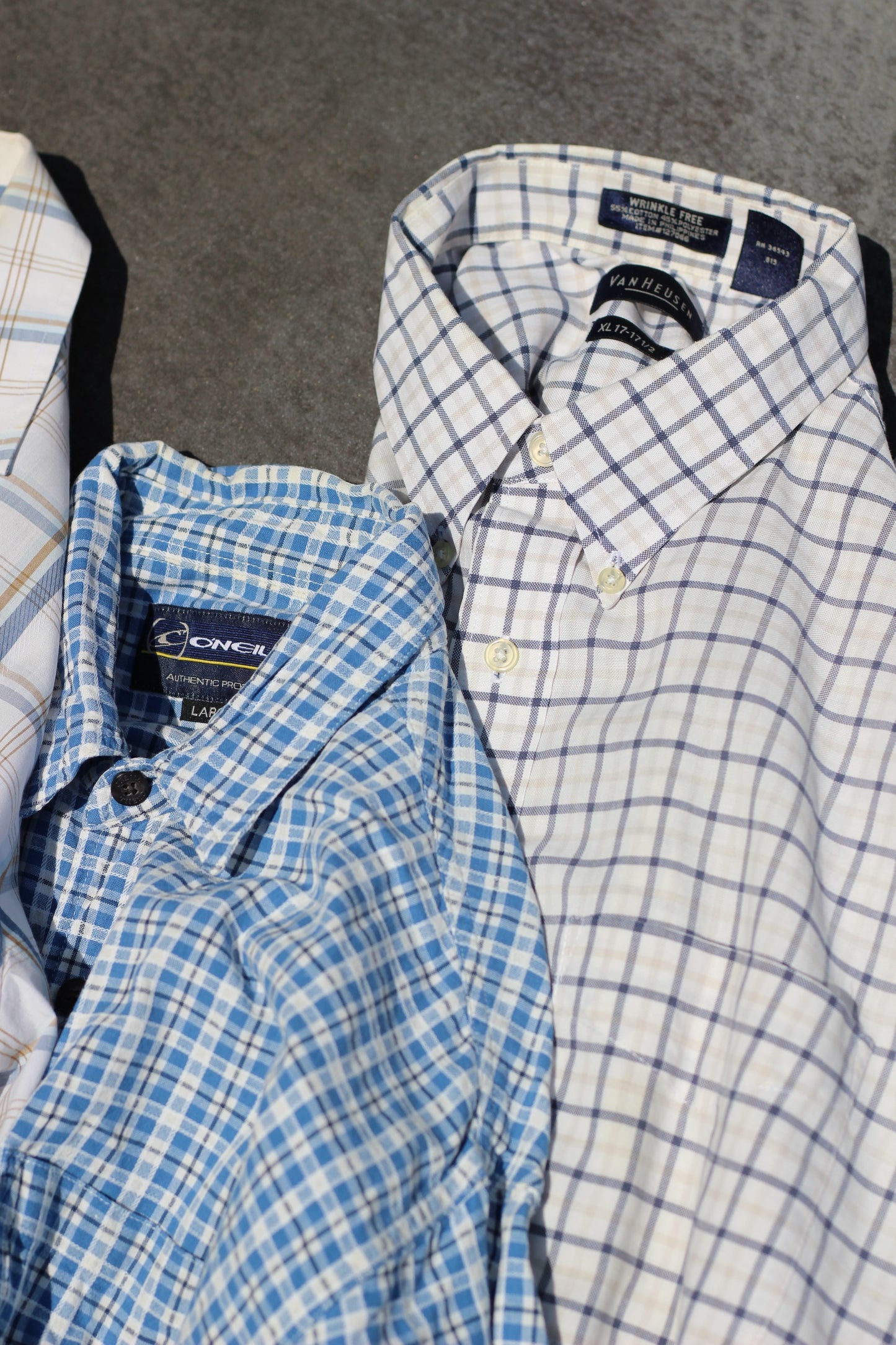 Men's USA brand Design Check Short Sleeve Shirt x15点