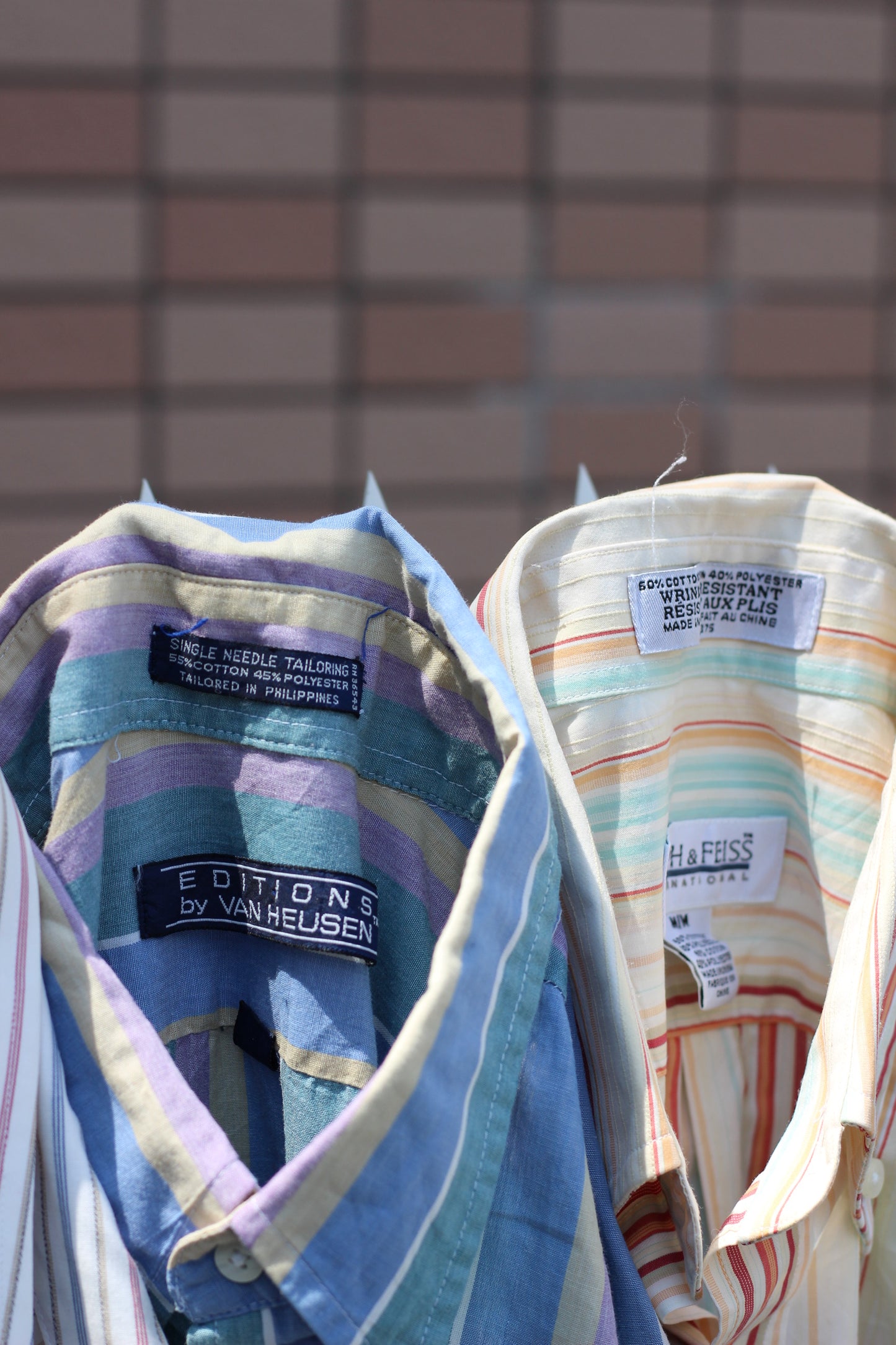 Men's USA brand Basic & Marble Color Striped Short Sleeve Shirt x12点