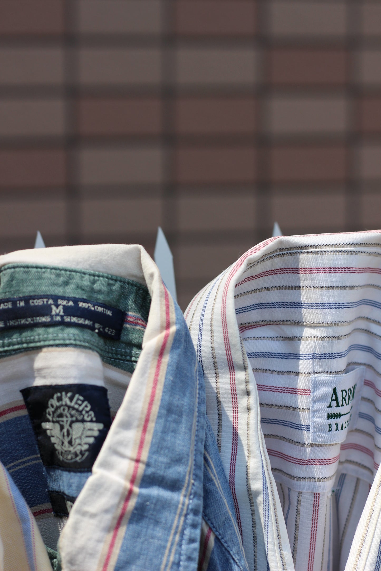 Men's USA brand Basic & Marble Color Striped Short Sleeve Shirt x12点