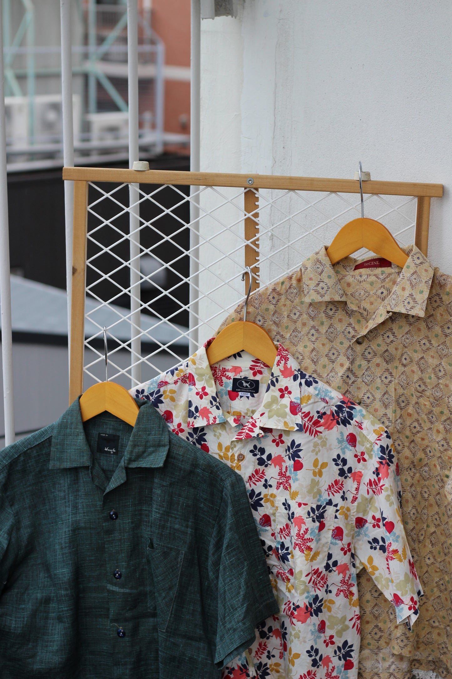 Men's Short Sleeve Open Collar Shirt x4点