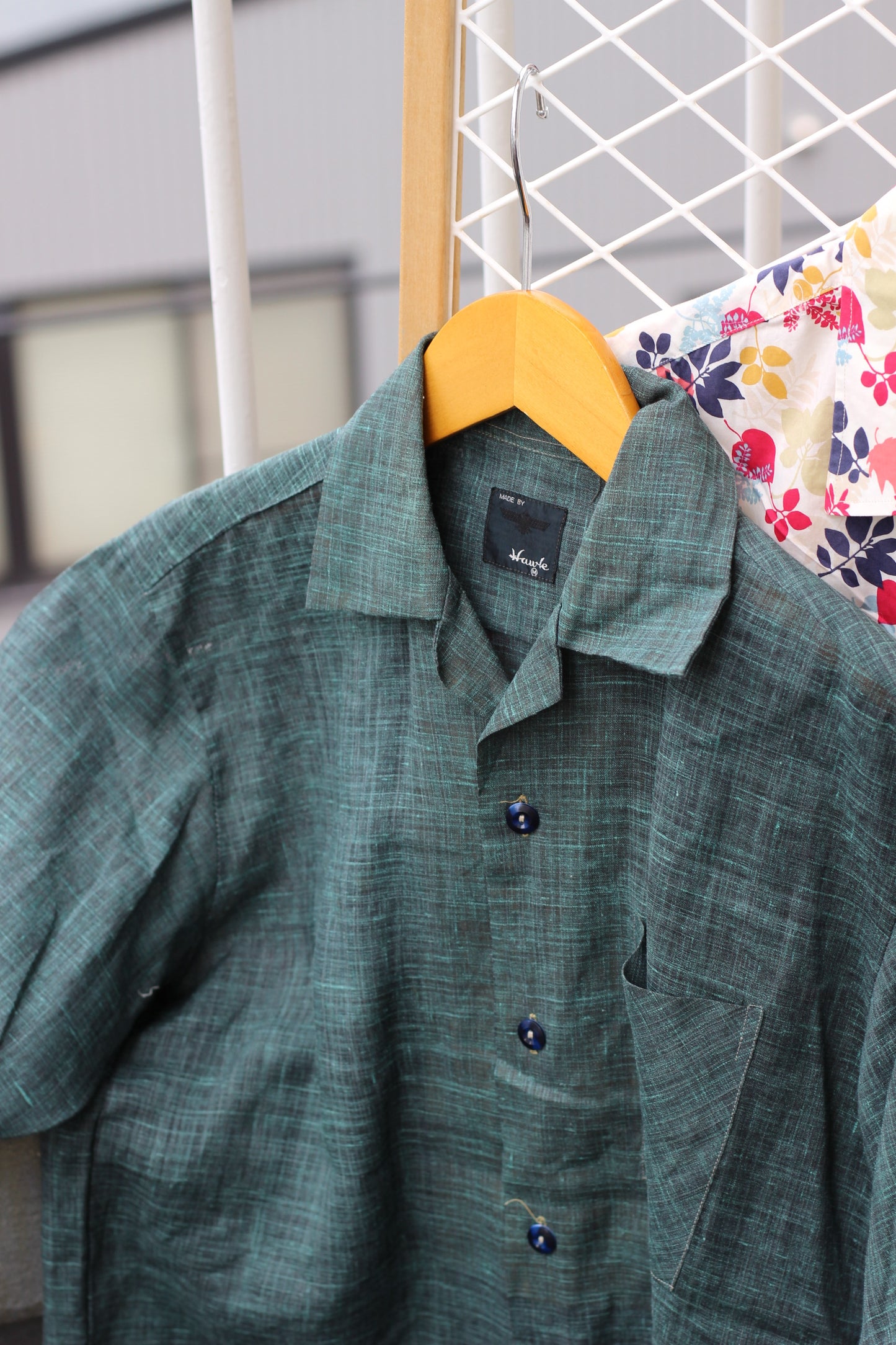 Men's Short Sleeve Open Collar Shirt x4点