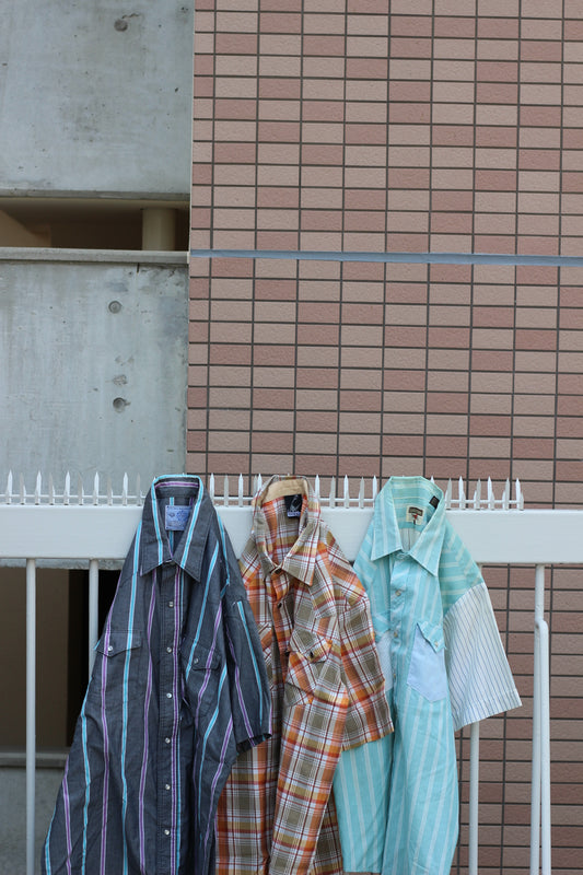 Men's Western Short Sleeve Shirt x3点