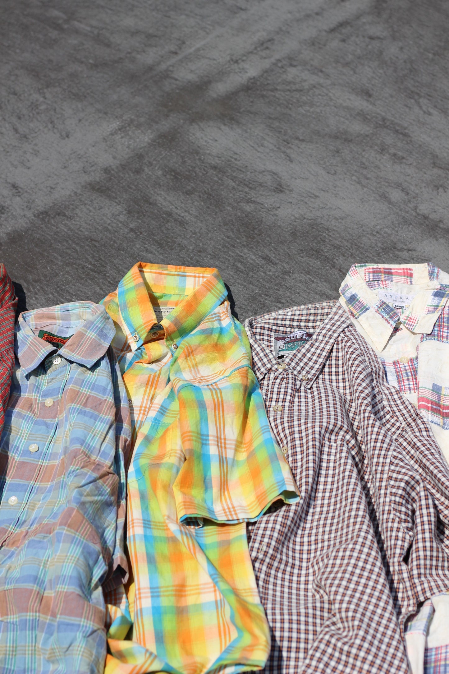 Men's Design Check Short Sleeve Shirt x12点