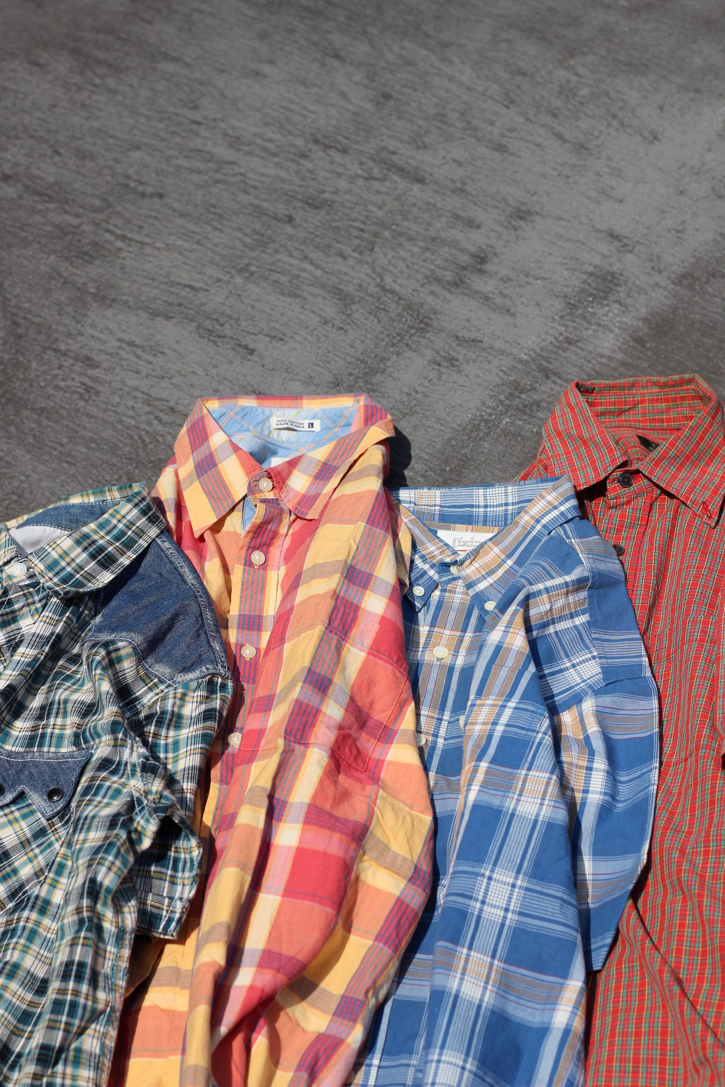 Men's Design Check Short Sleeve Shirt x12点