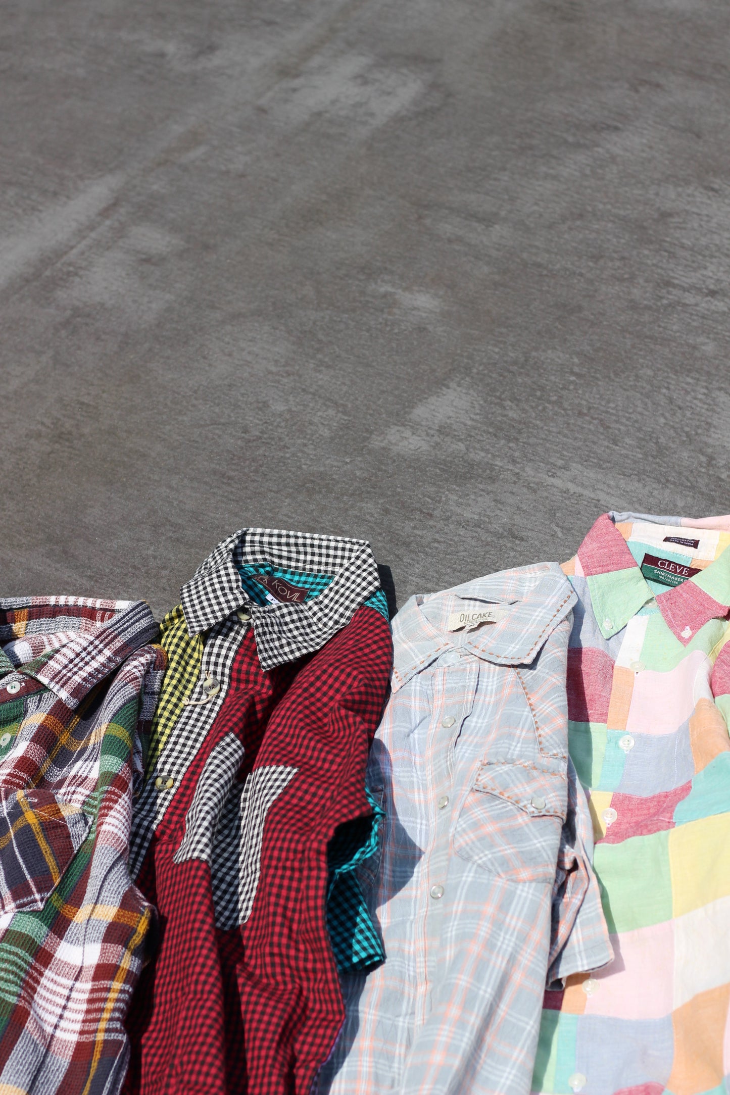 Men's Design Check Short Sleeve Shirt x12点