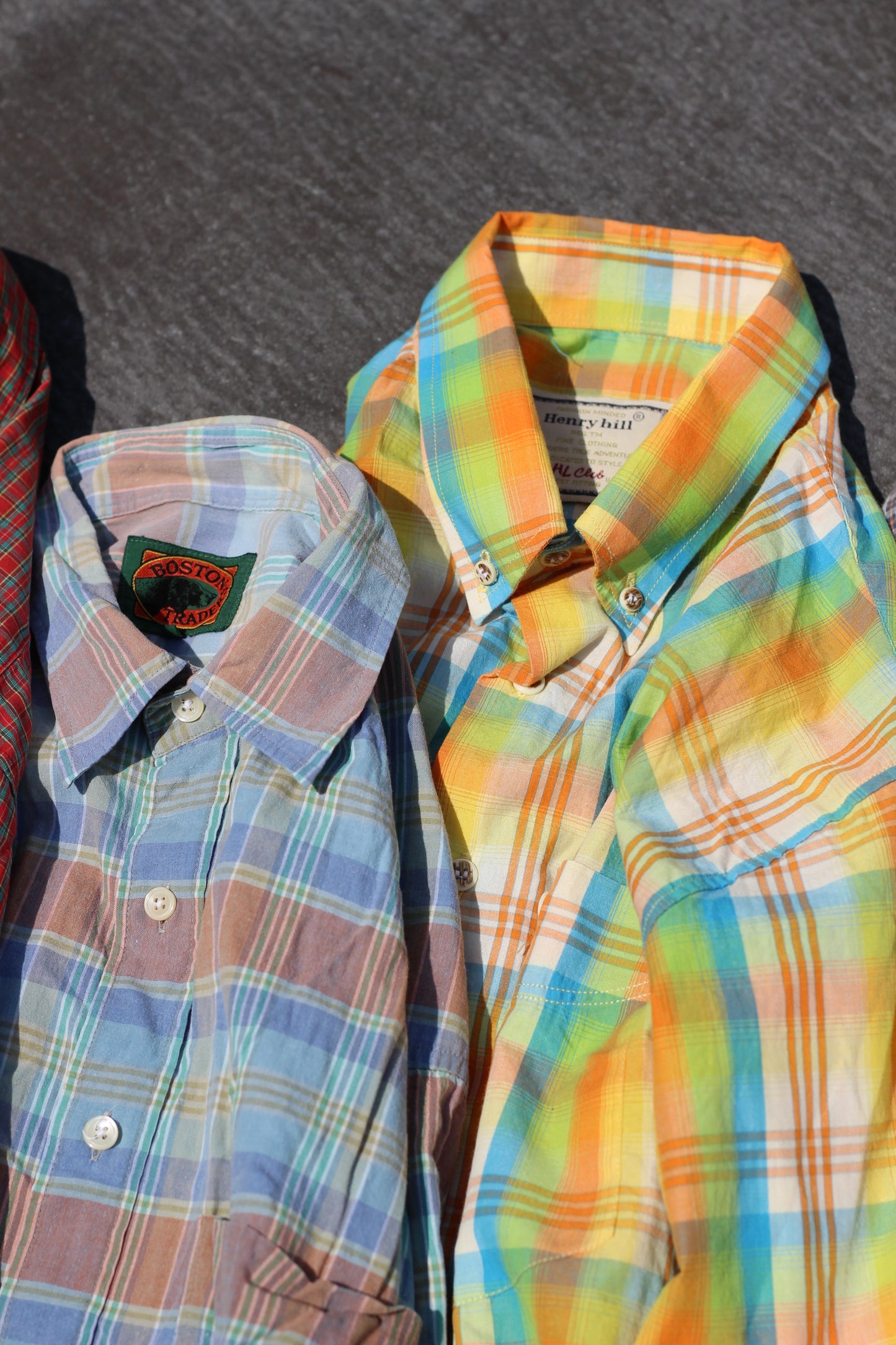 Men's Design Check Short Sleeve Shirt x12点