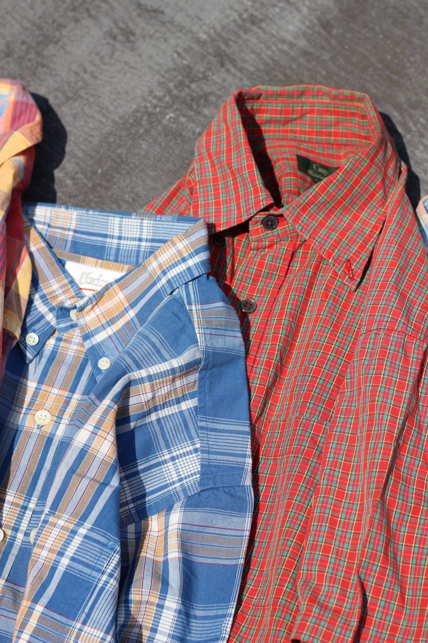 Men's Design Check Short Sleeve Shirt x12点