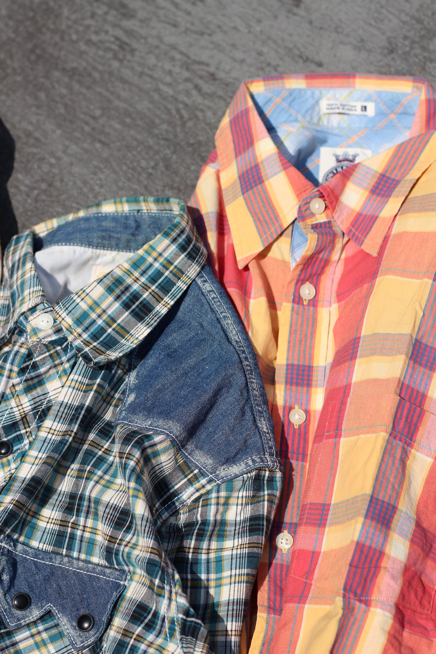 Men's Design Check Short Sleeve Shirt x12点