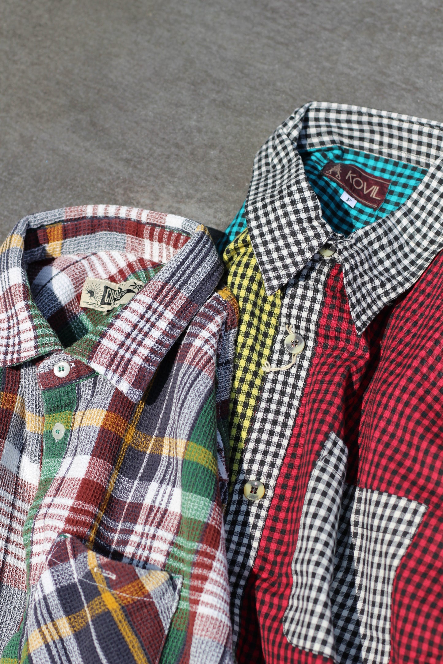 Men's Design Check Short Sleeve Shirt x12点