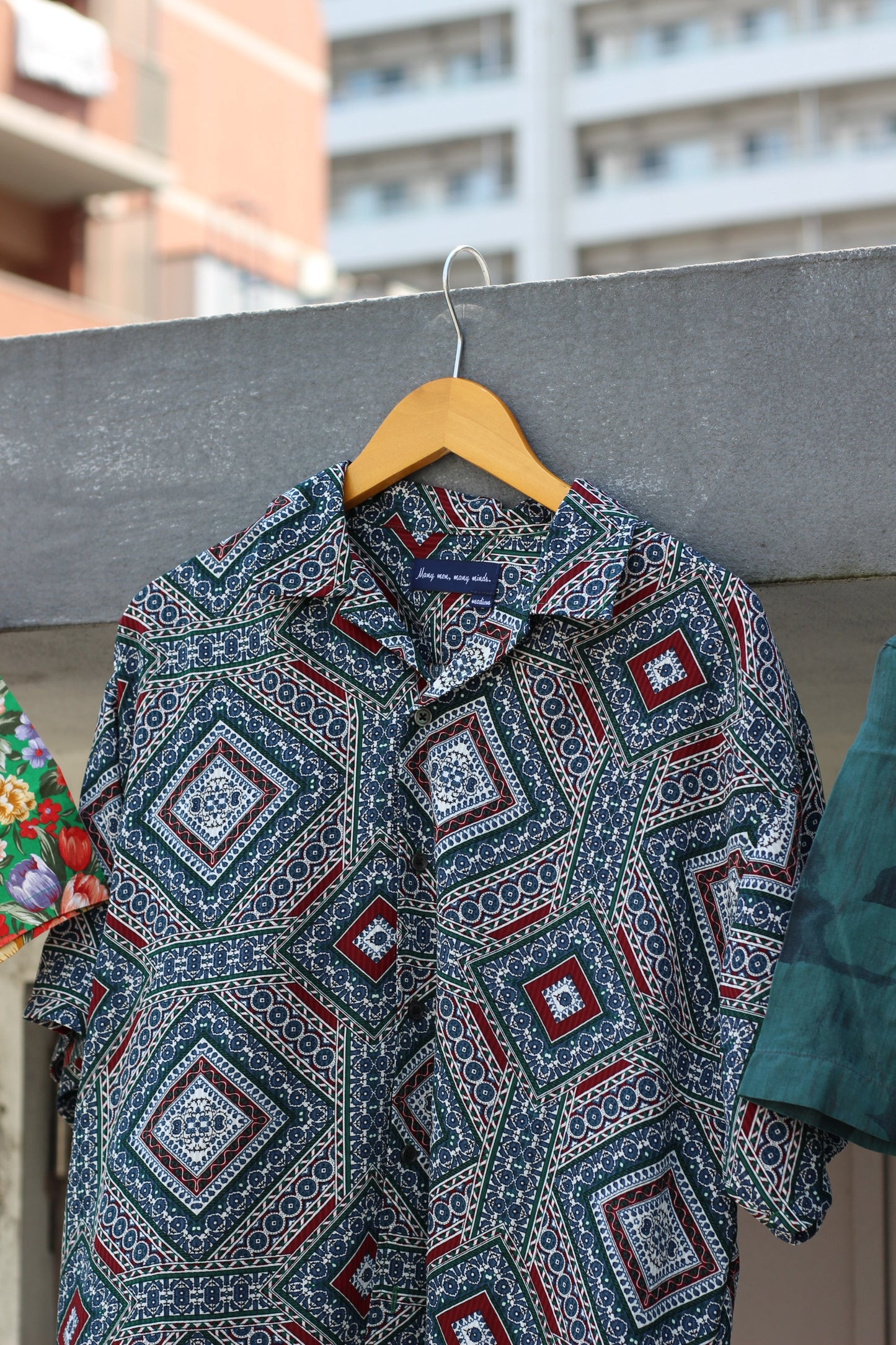 Men's Design Open Collar Short Sleeve Shirt x17点