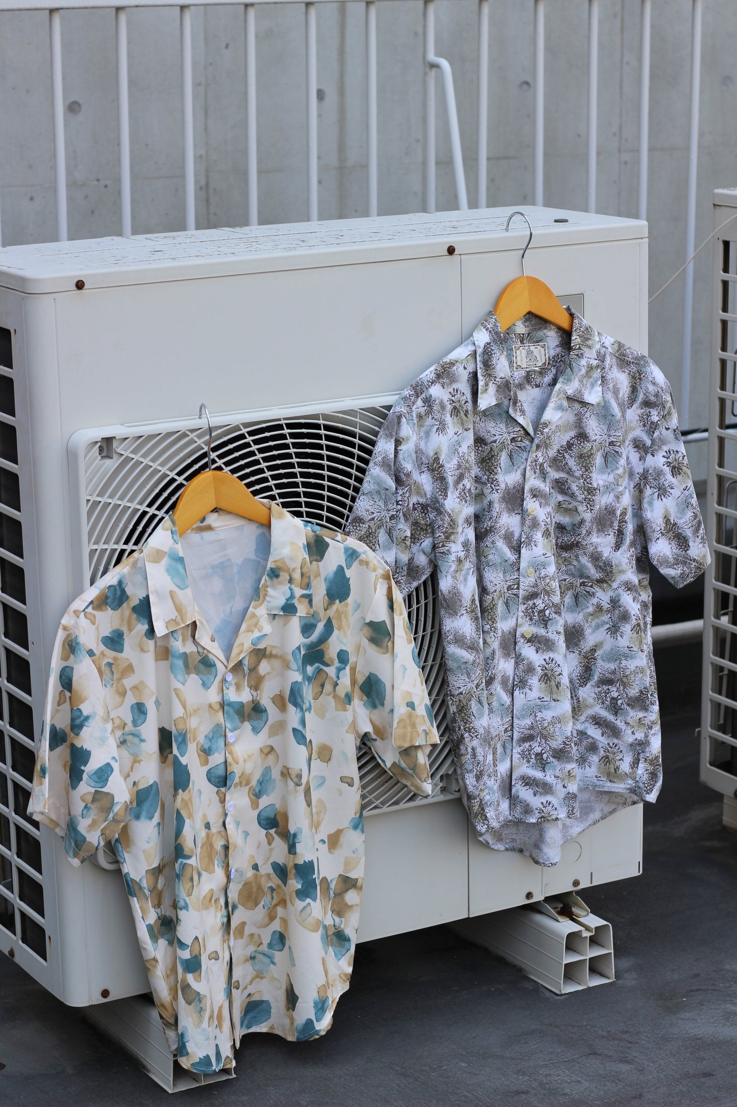 Men's White Design Open Collar Short Sleeve Shirt x14点