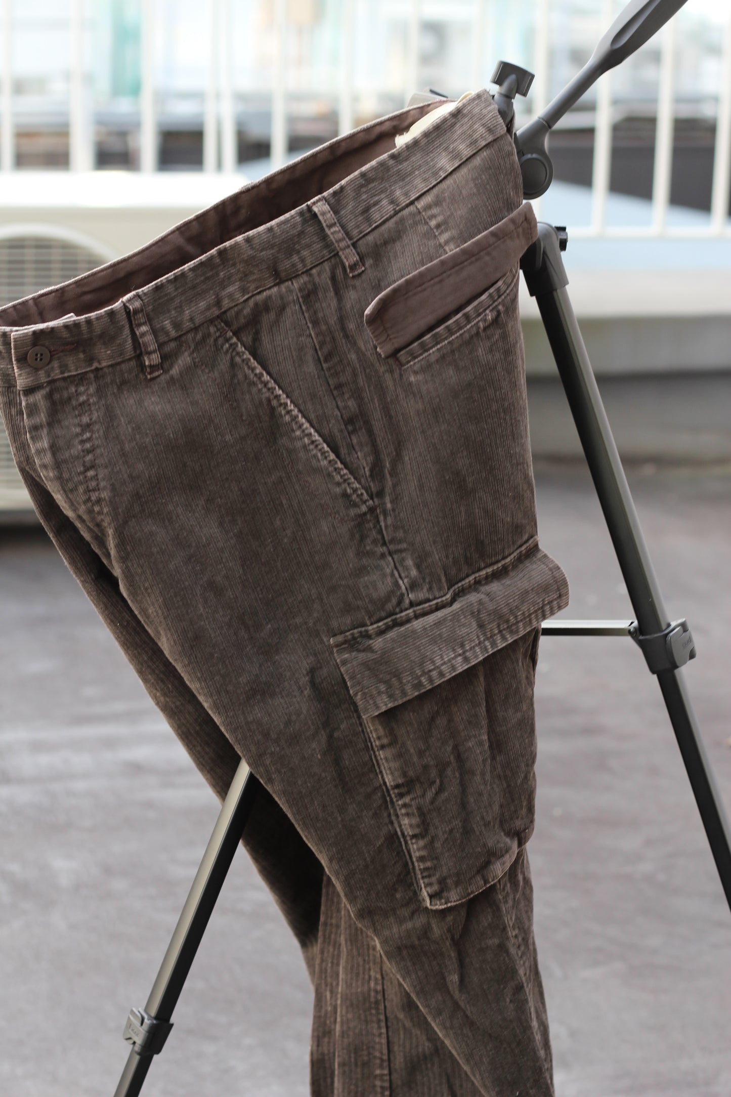 Men's Brown Corduroy Wide Leg Bottoms x4点