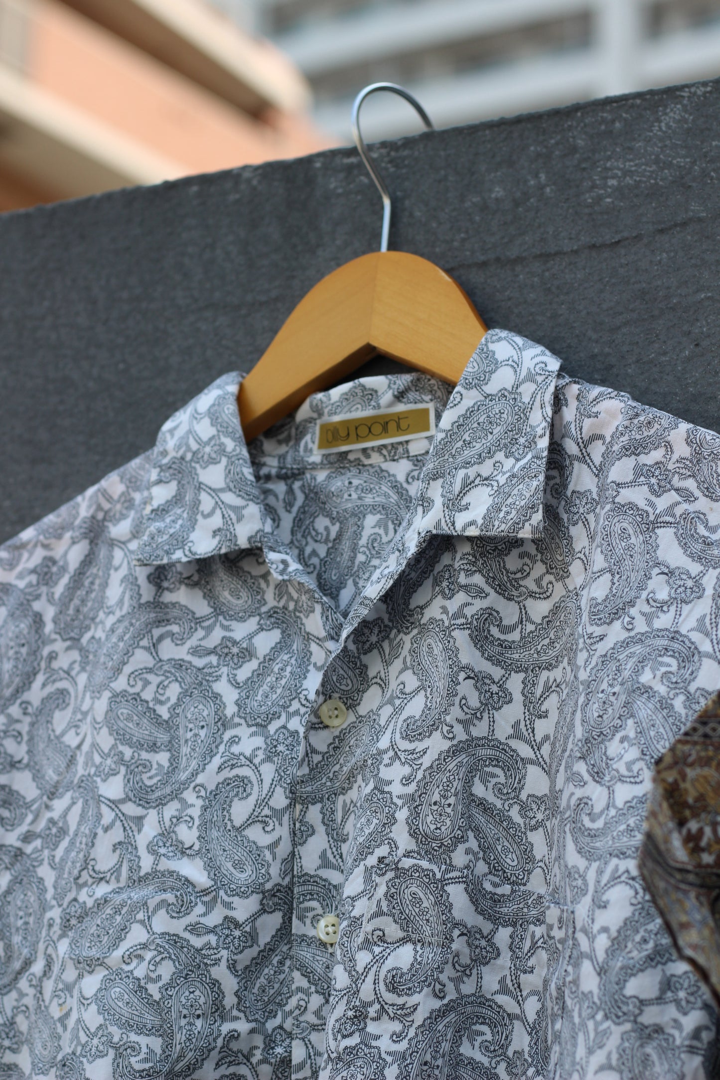 Men's Paisley Design Open Collar Short Sleeve Shirt x3点