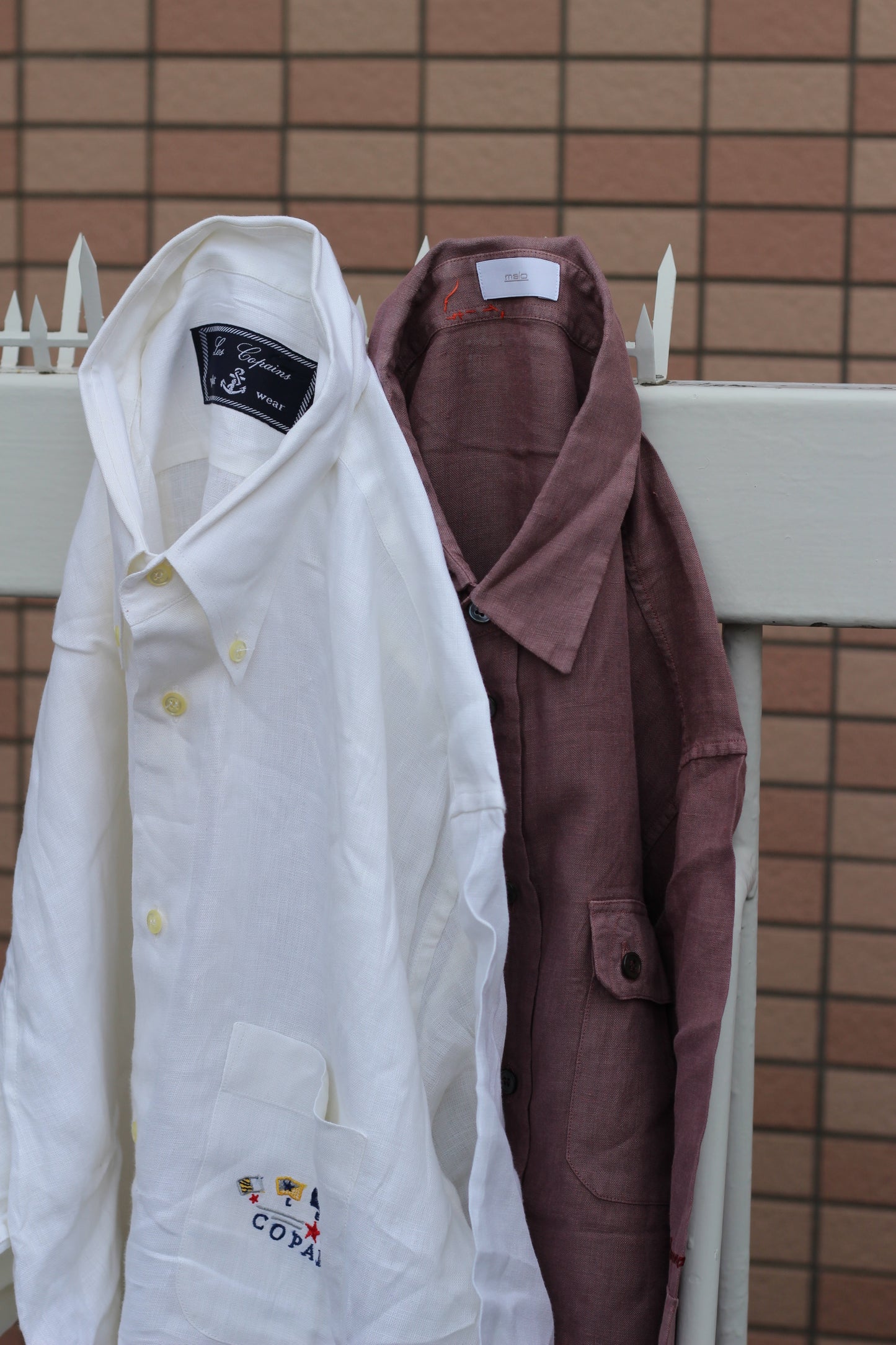 Made In Italy Men's Vintage Linen 100% Short Sleeve Shirt x5点