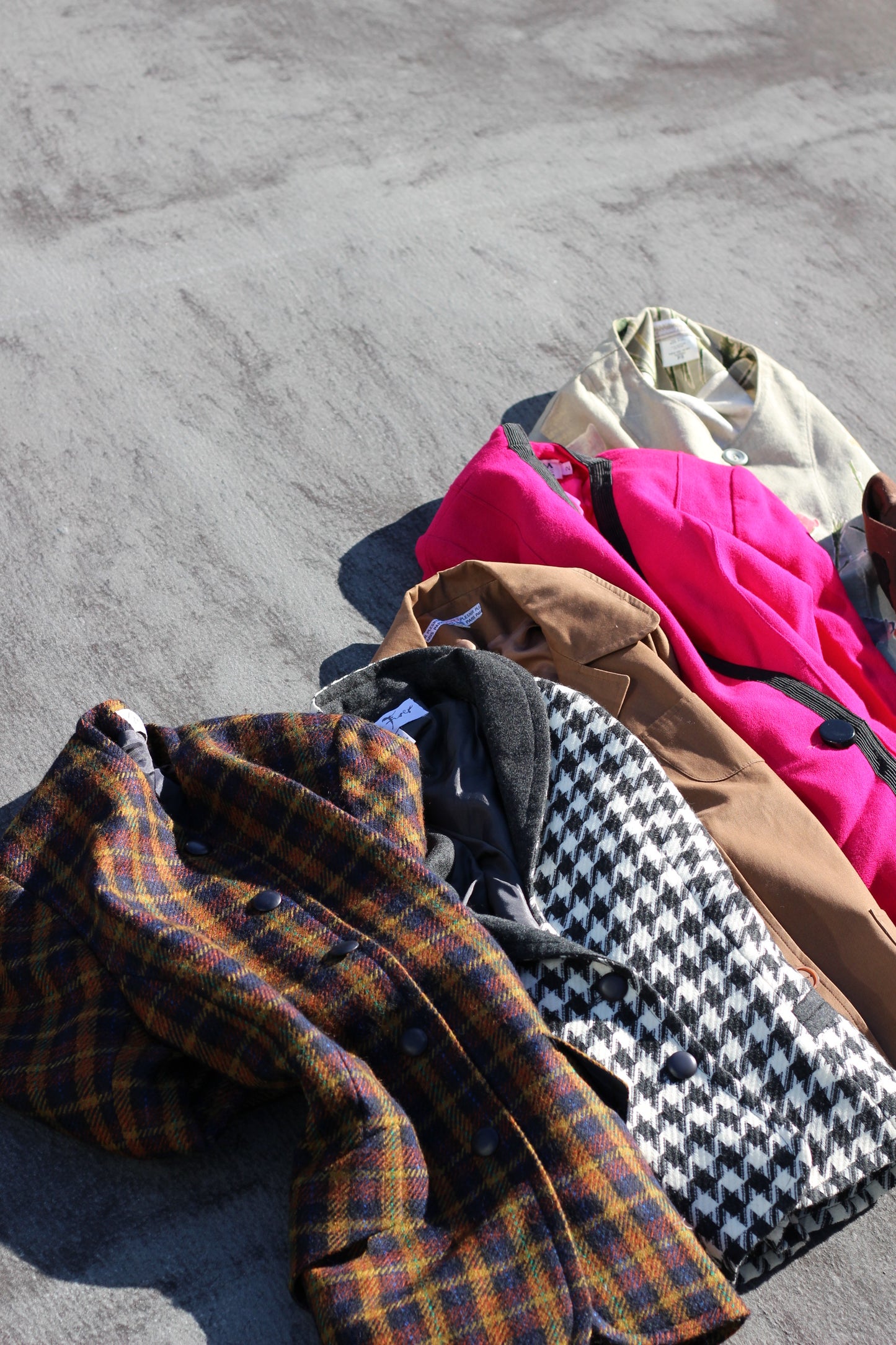 Made in France & USA ladies vintage design jacket x6点