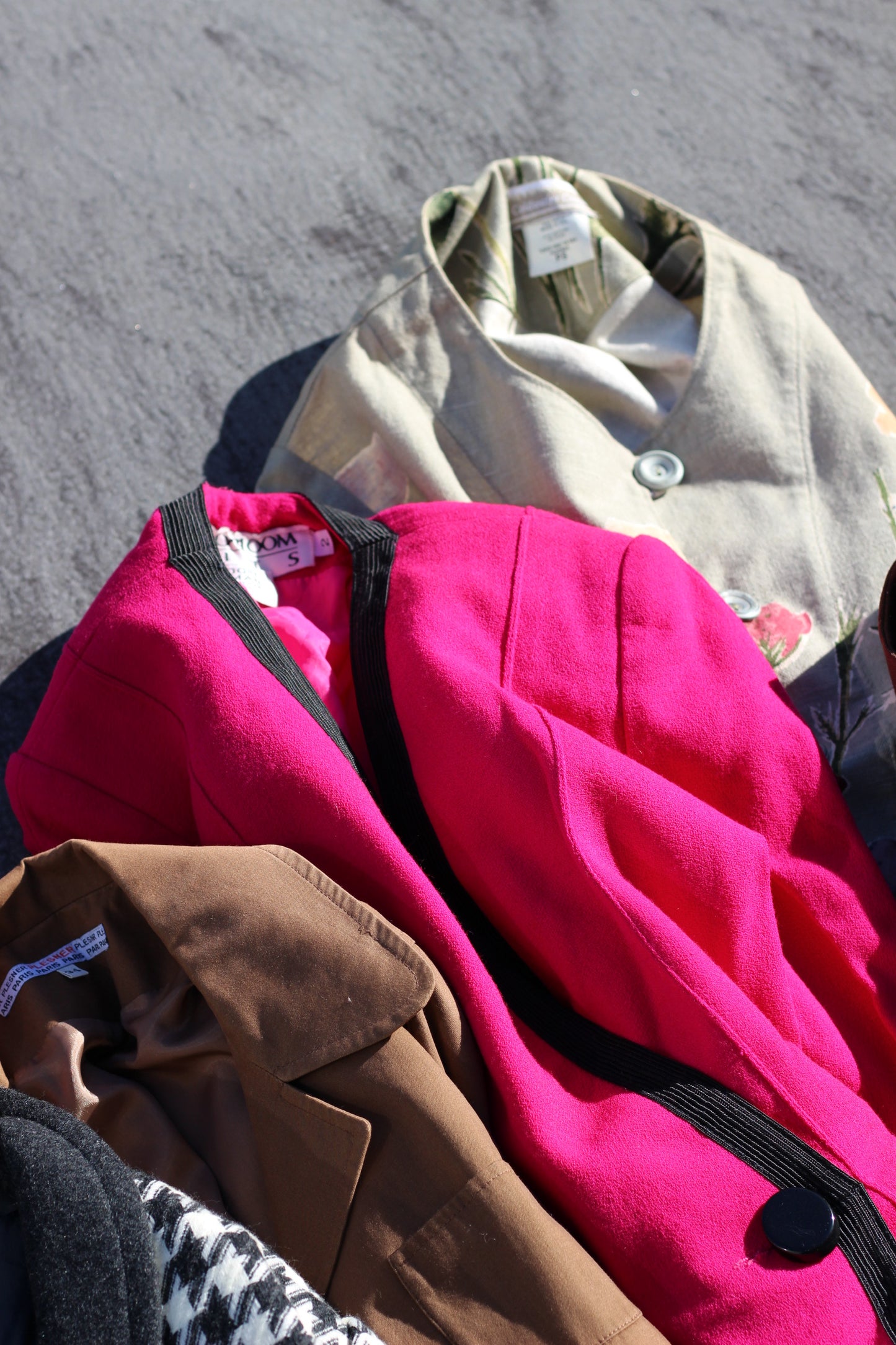 Made in France & USA ladies vintage design jacket x6点