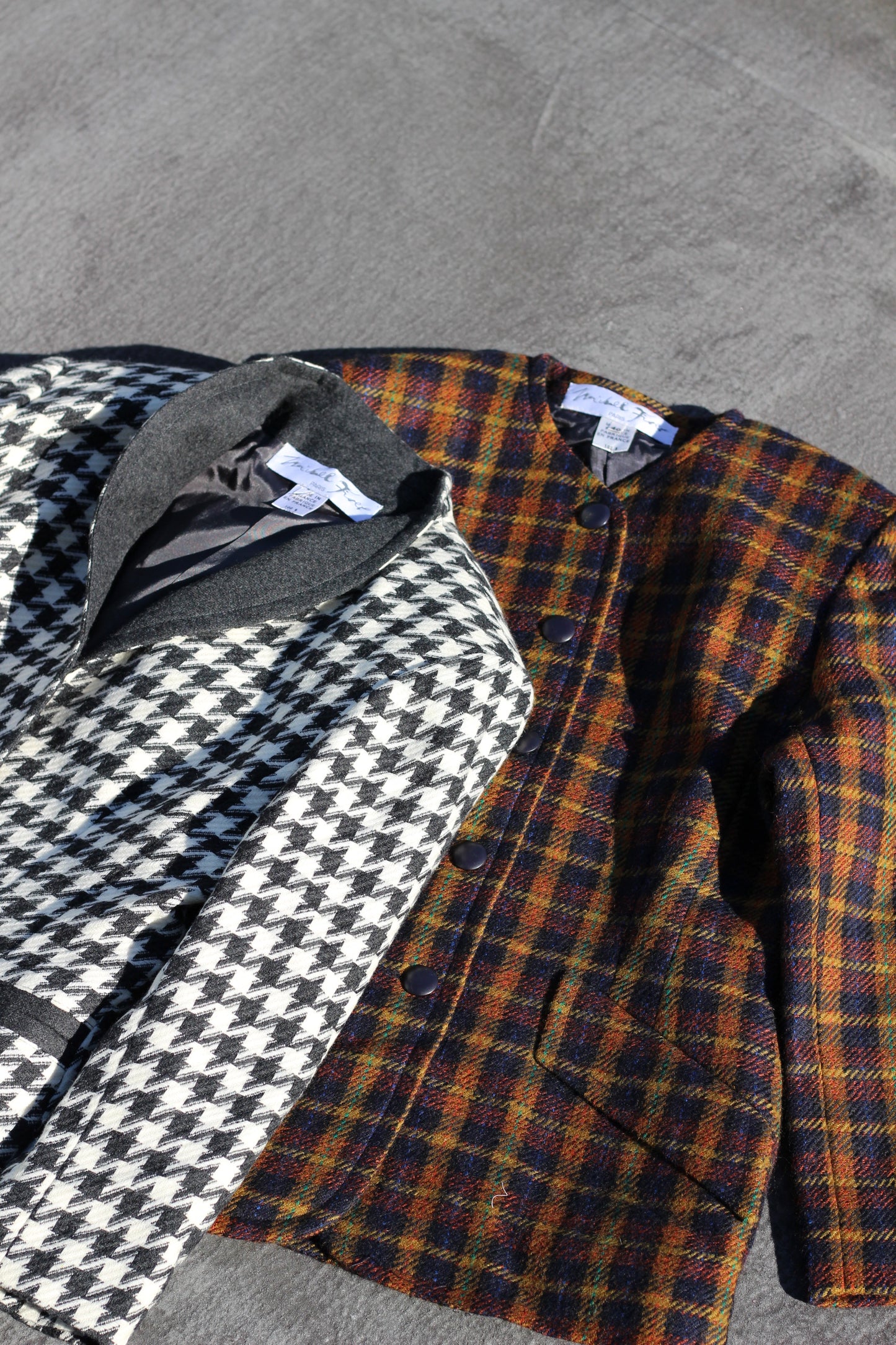 Made in France & USA ladies vintage design jacket x6点