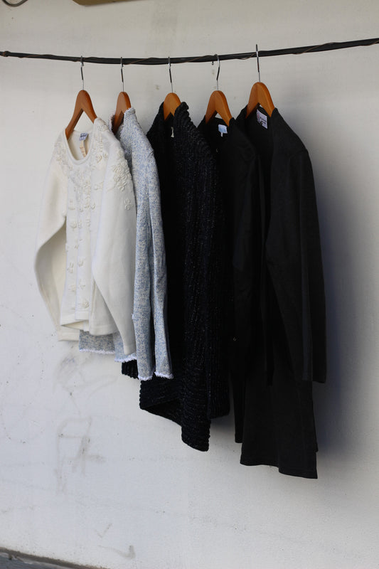 Made in ITALY ladies design knit sweater&cardigan x6点