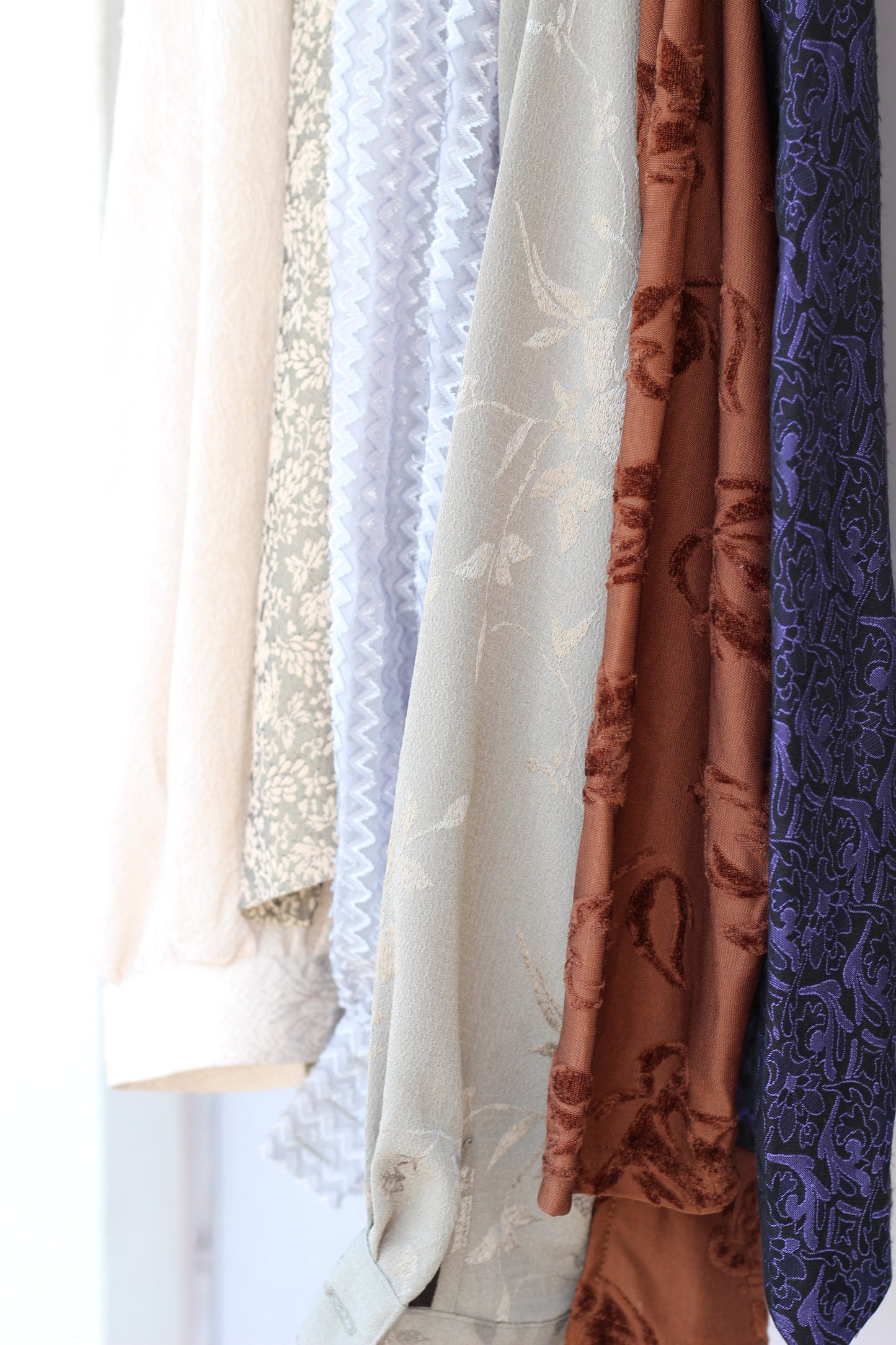 Vintage Jacquard Long Sleeve Blouse x6点