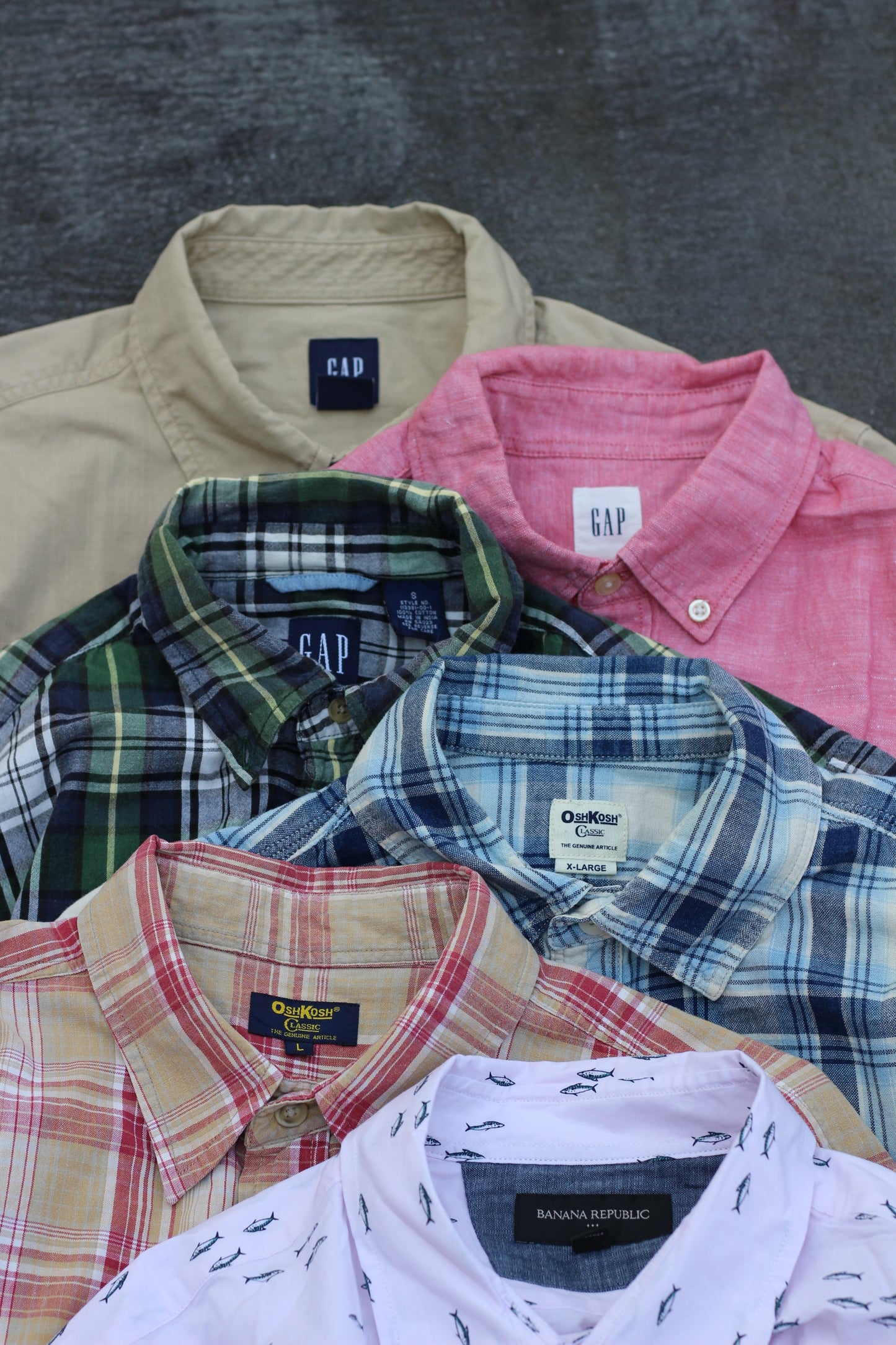 Usa Brand Short Sleeve Shirt x14点