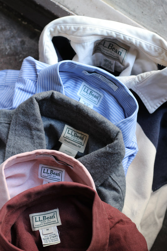 L.L.Bean Long-Sleeved Shirt x5点