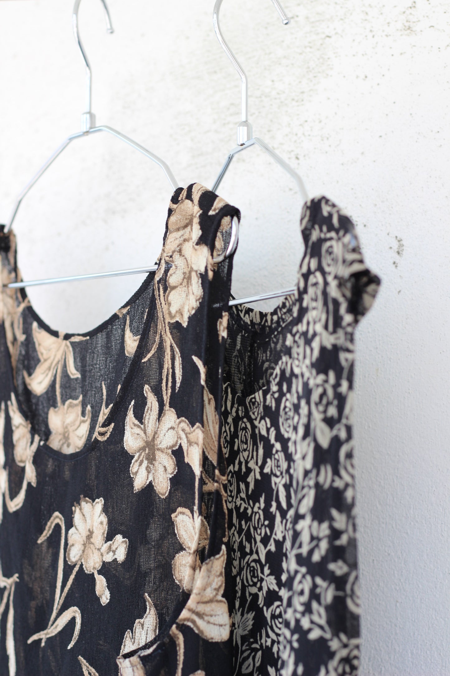 Vintage Black Design No Sleeve Blouse x8点