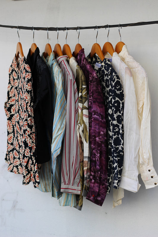 Made in Europa vintage ladies design shirt x9点