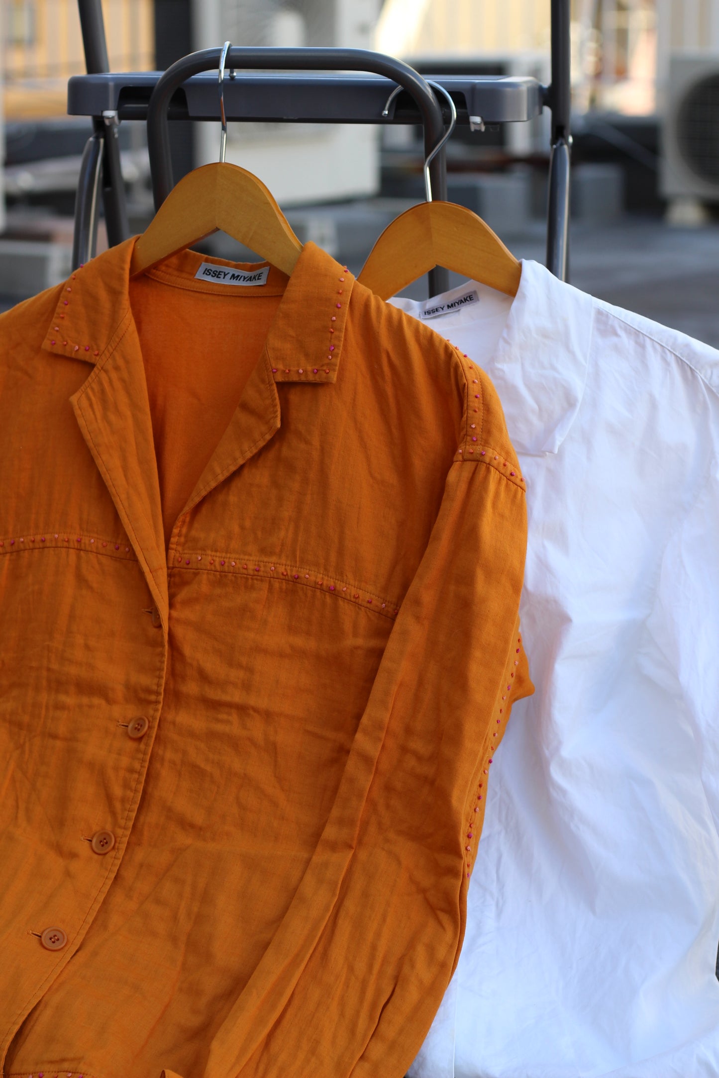 Issey Miyake Open Collar Shirt x2点