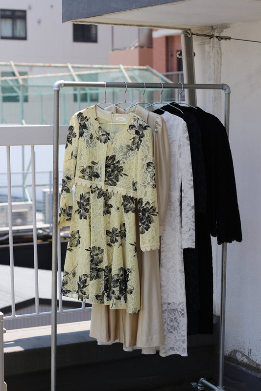 Vintage Lace Long Sleeve One-Piece x5点