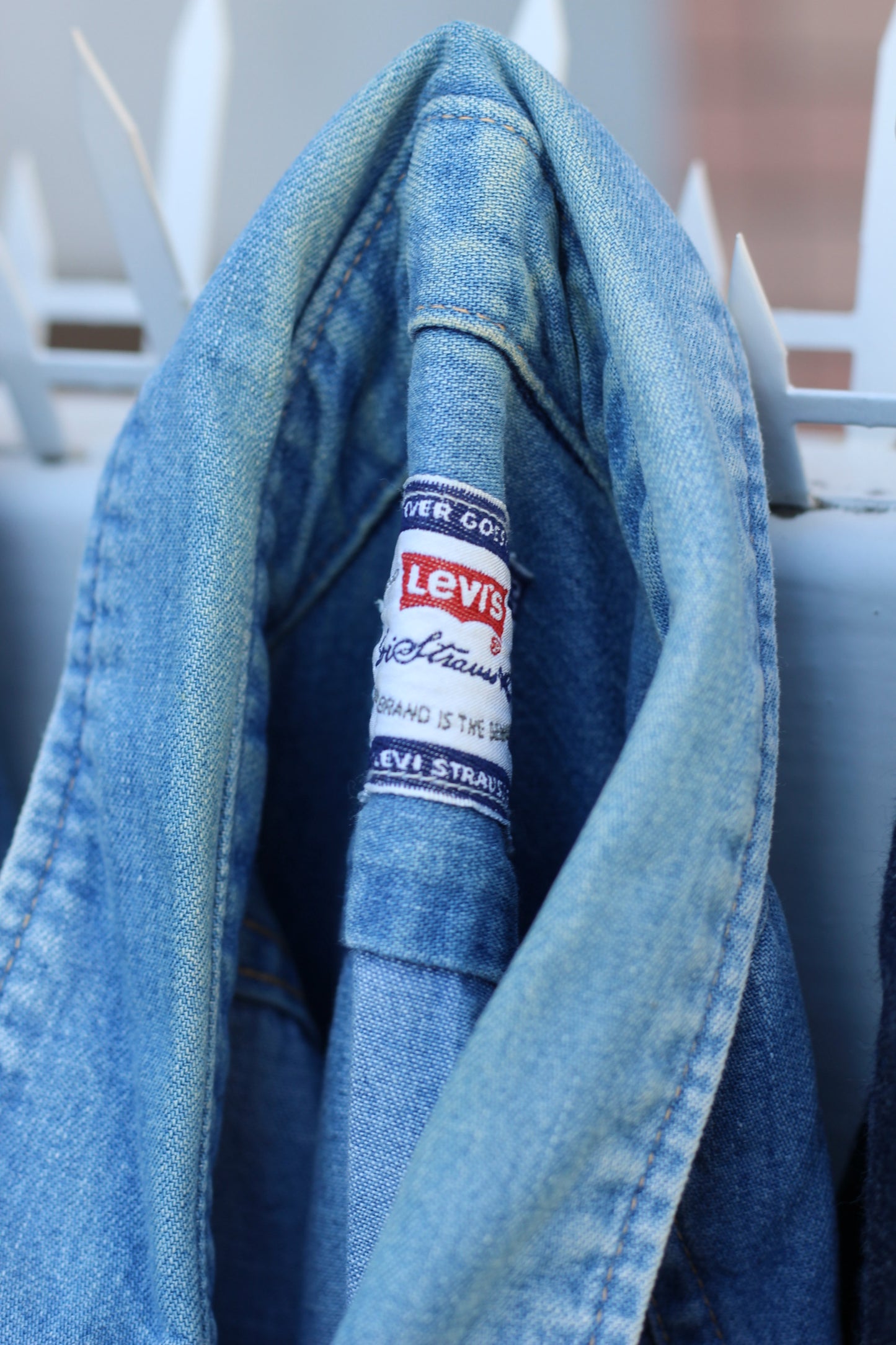 Levi's mix denim western shirt x9点
