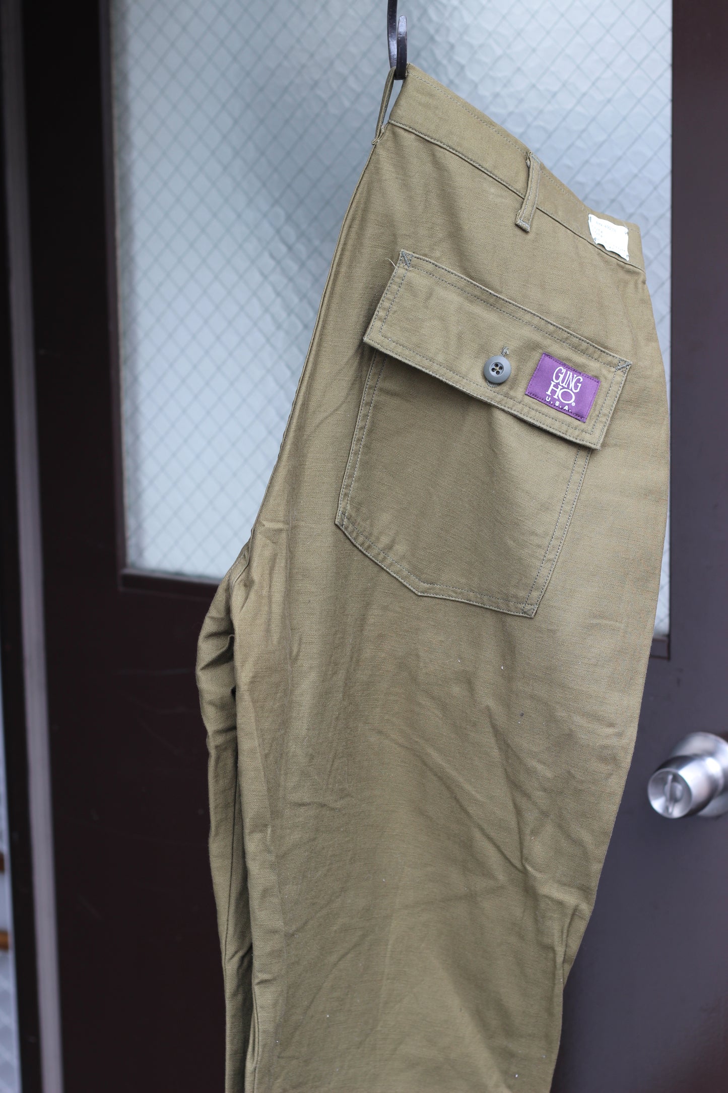 Men's Military-Style Cargo Pants x4点