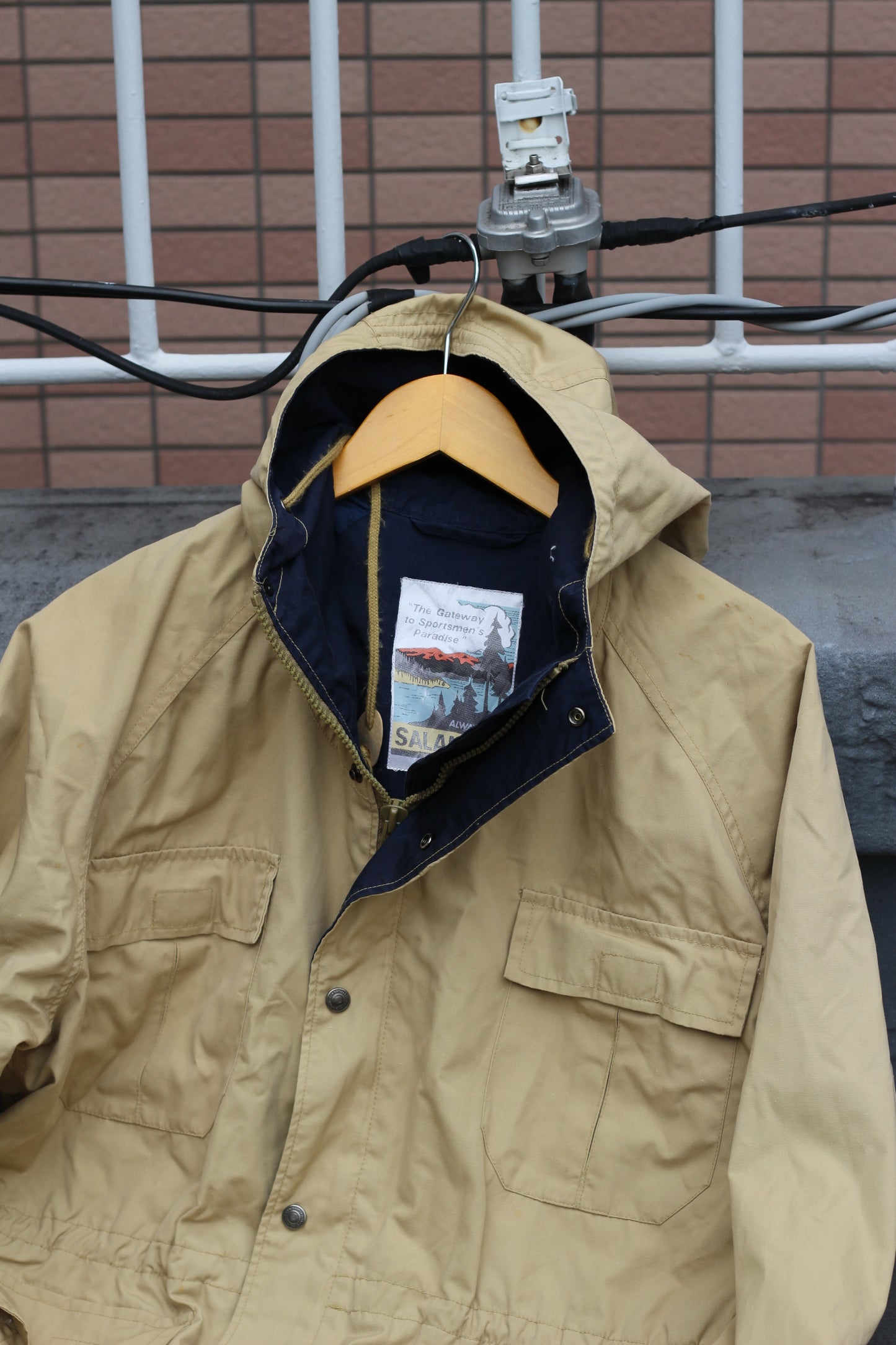 Men's Vintage Beige Mountain Parka x2点