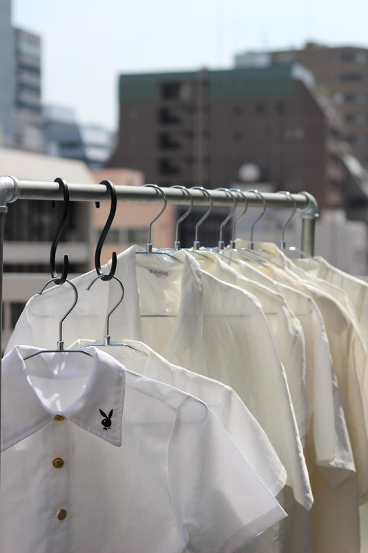 Vintage White Short Sleeve Shirt Blouse x9点