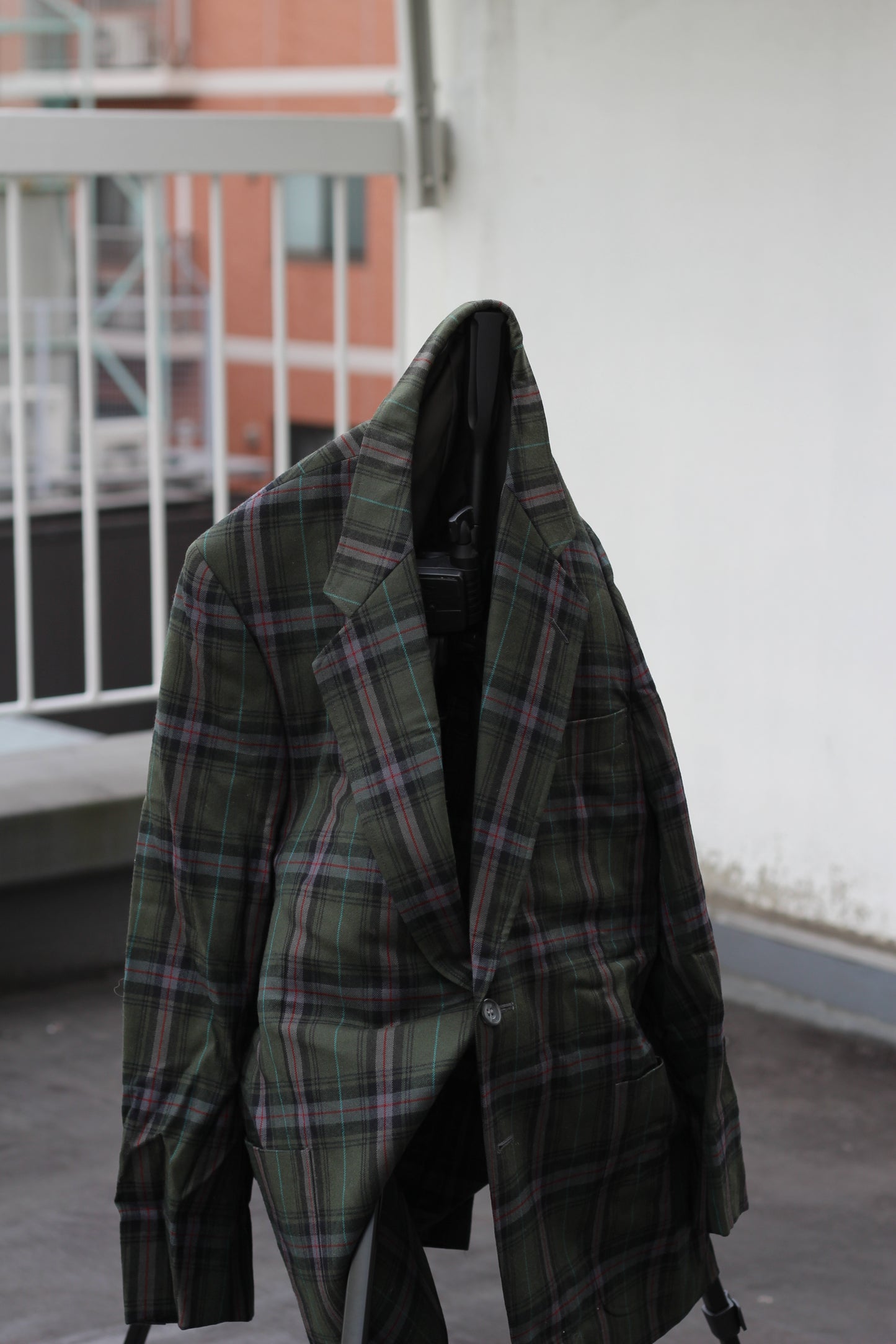 Men's High-Grade Checked Tailored Jacket x3点