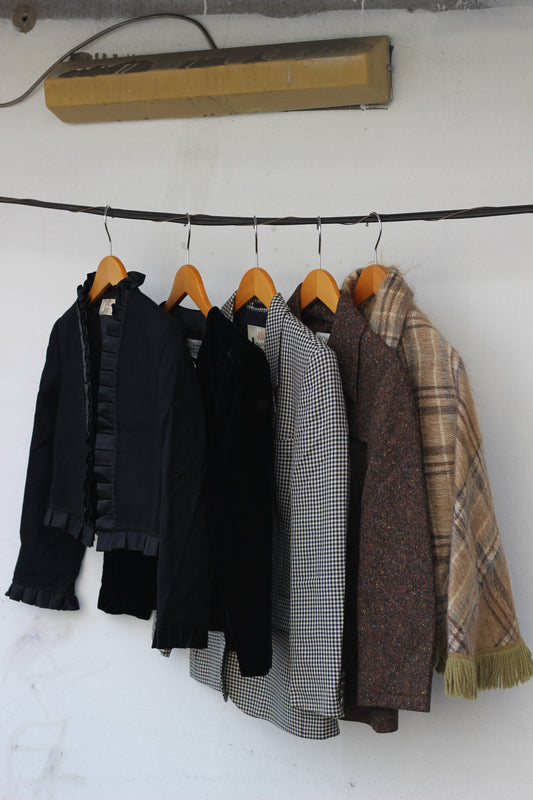 Ladies vintage import brand jacket x5点