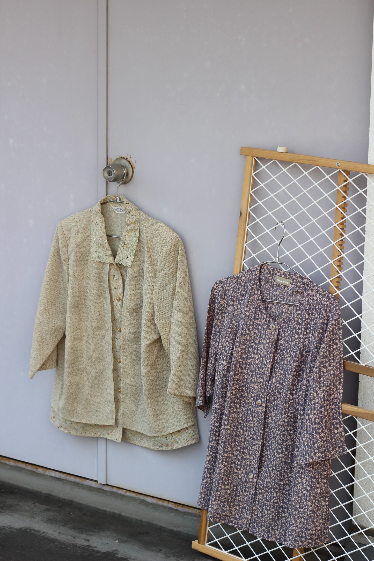 Vintage Small Flower Short Sleeve Blouse x8点