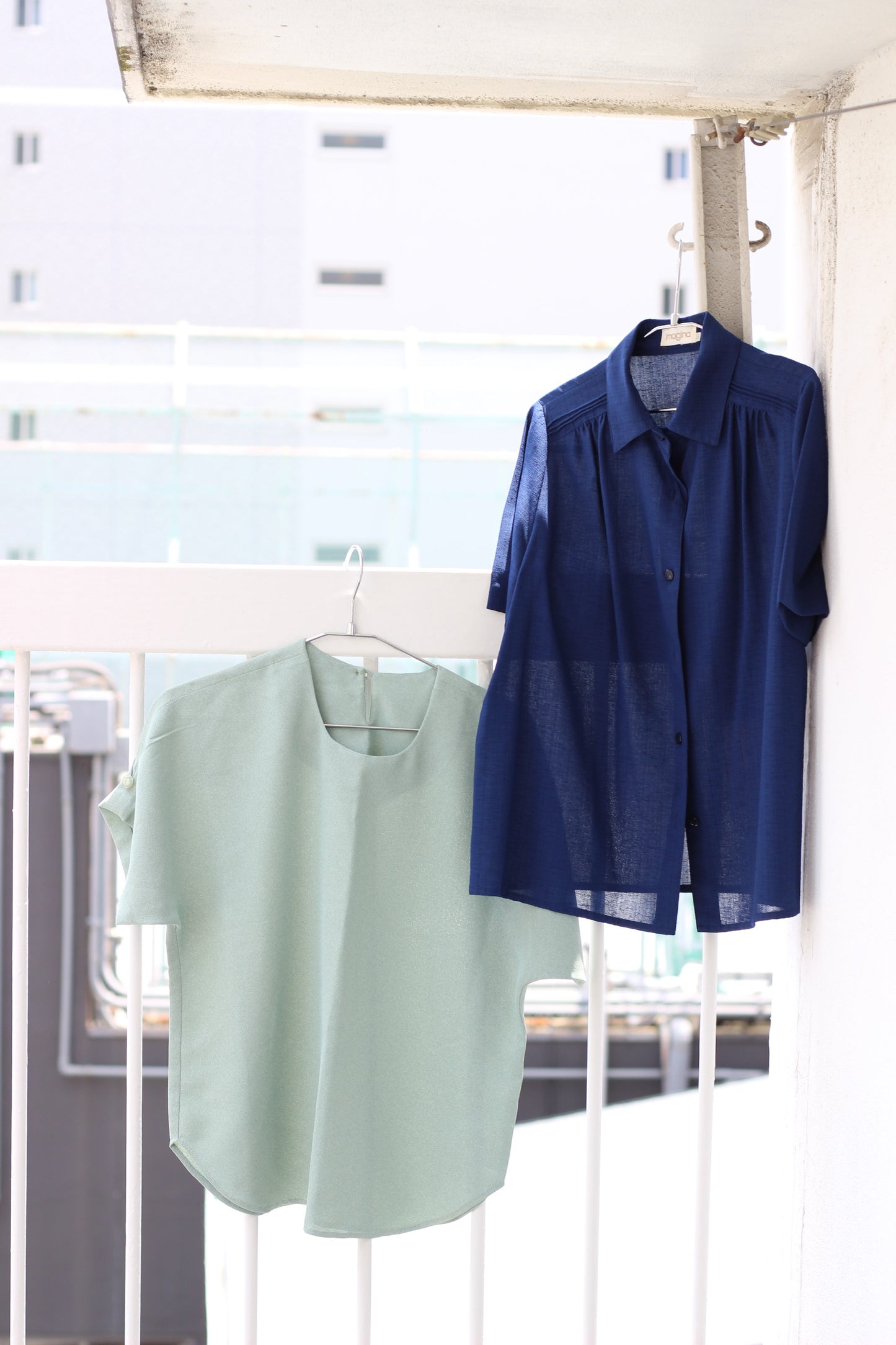 Vintage Simple Color Short Sleeve Blouse x10点