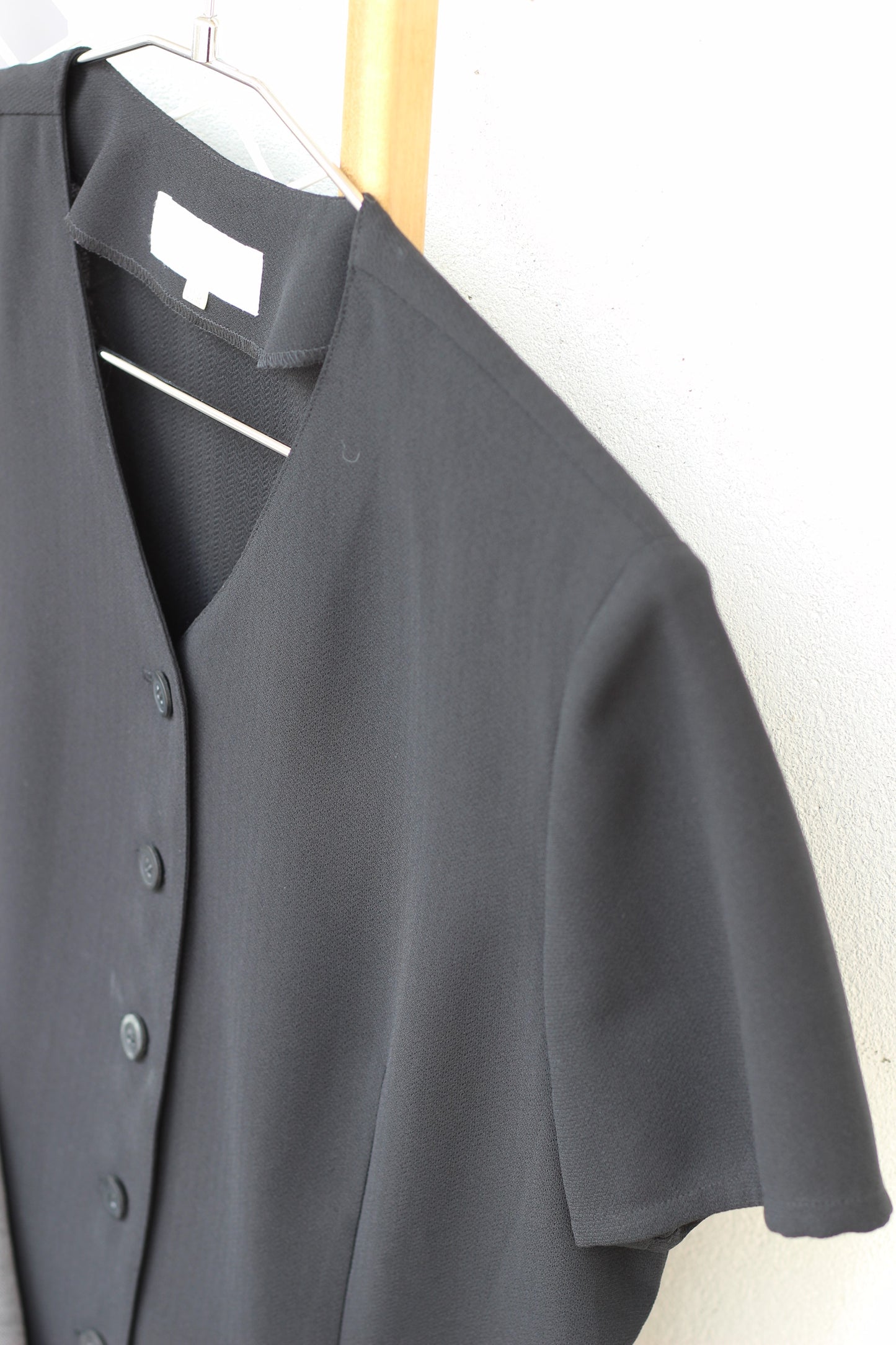 Vintage Simple Color Short Sleeve Blouse x10点