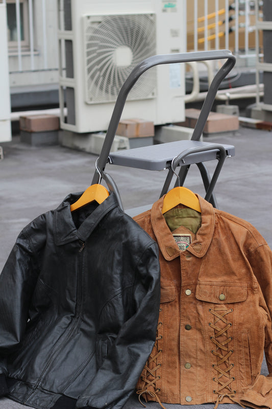 Men's Short Leather Jacket x2点