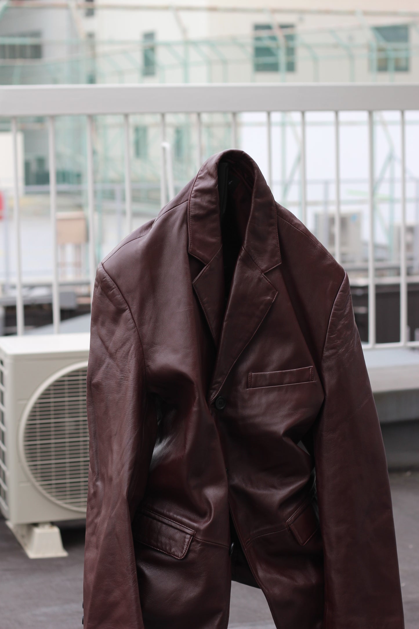 Men's Leather Tailored Jacket x3点